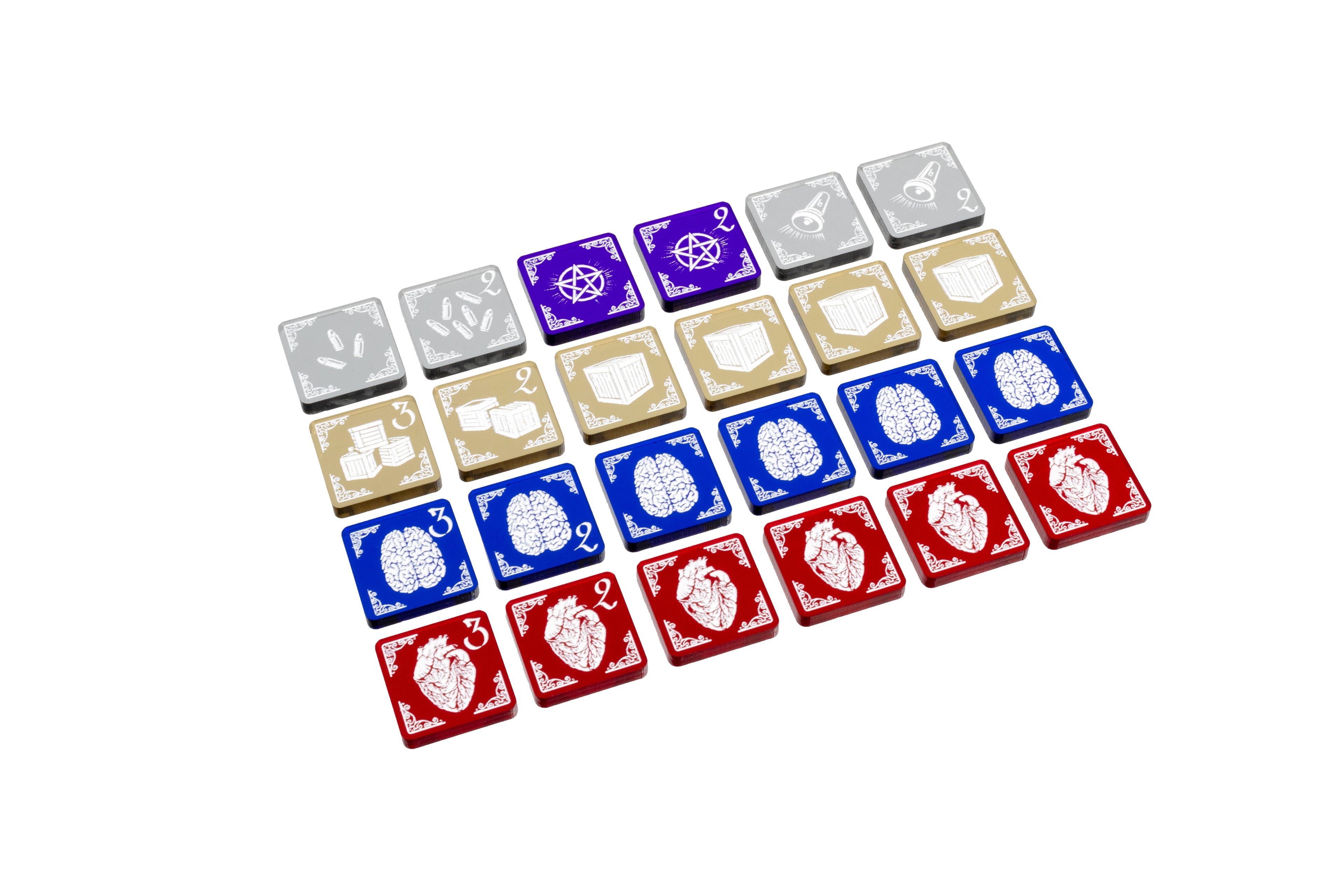 Investigator Token Set - Arkham Horror LCG Essentials - Single Sided