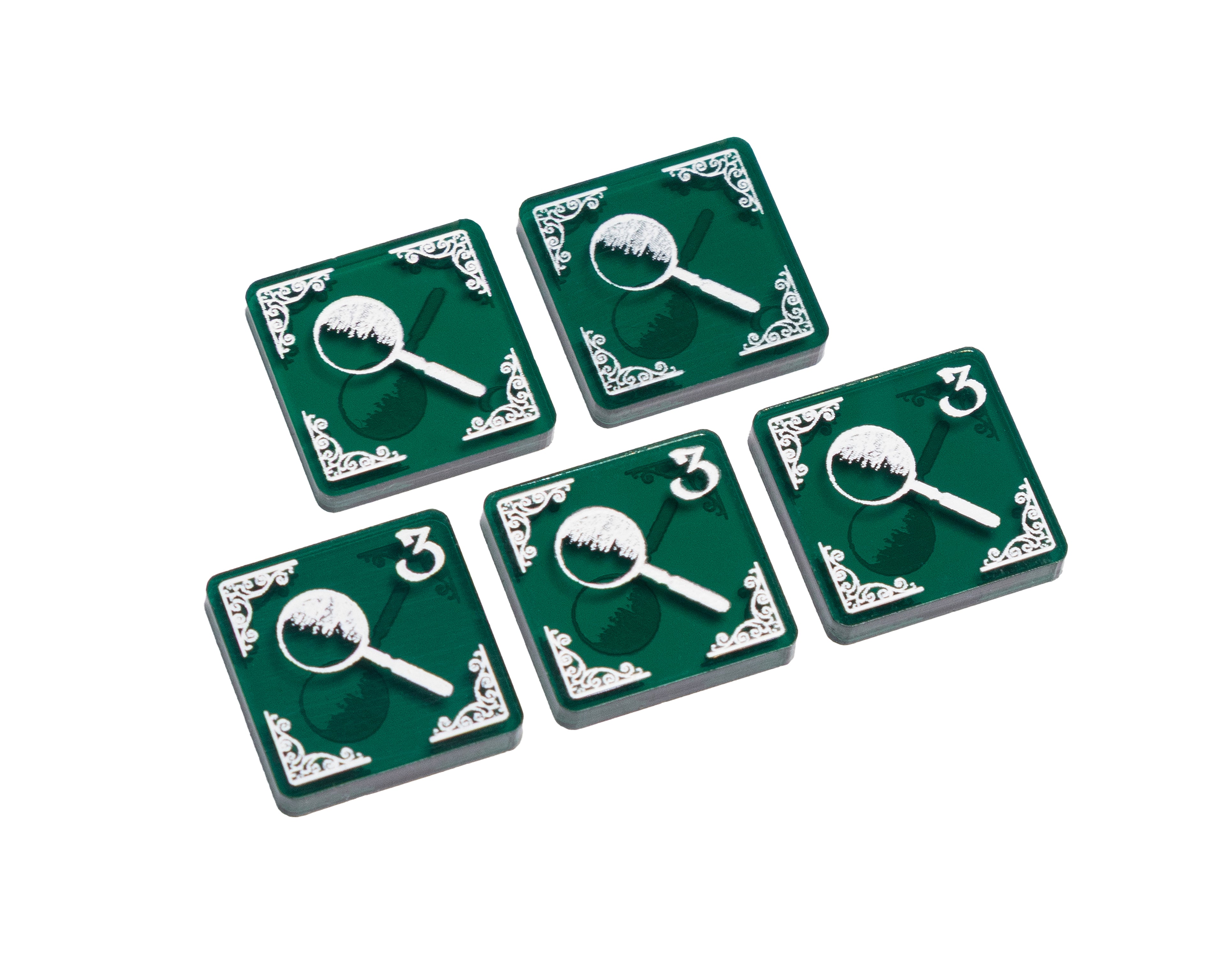 Arkham Clue Tokens - Colour