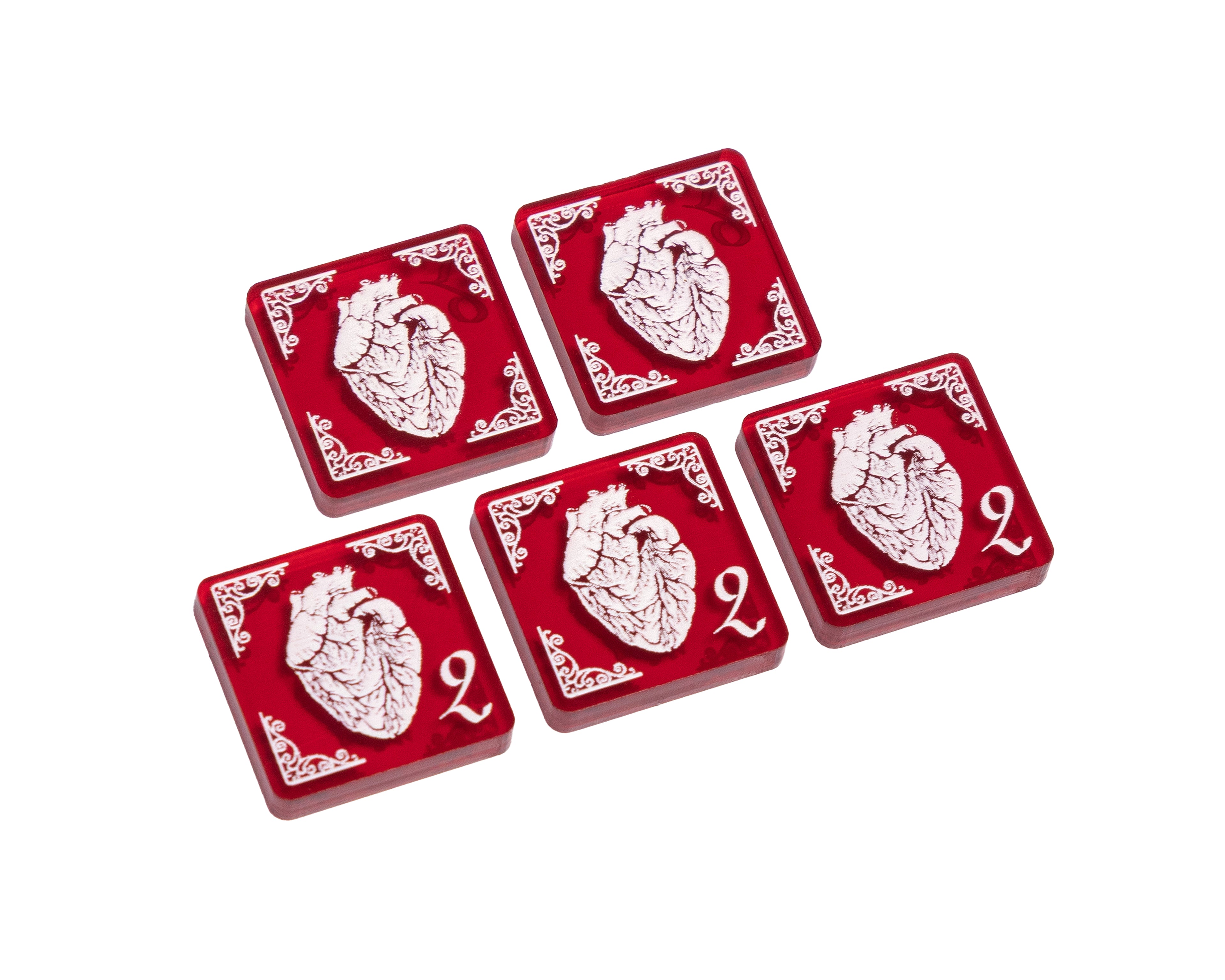 Arkham Health Tokens - Colour