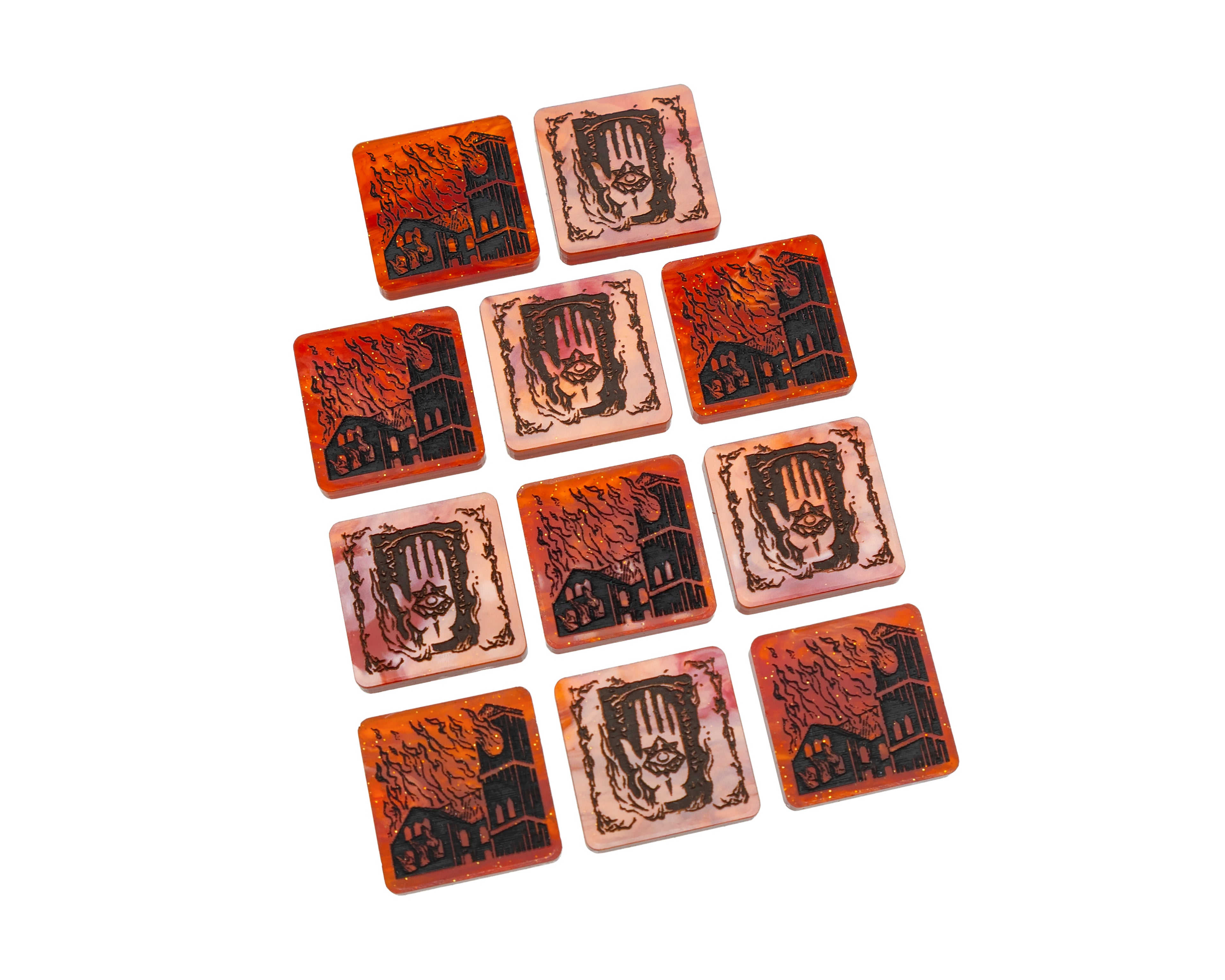 Brethren of Ash Doom/Clue Tokens for Arkham Horror