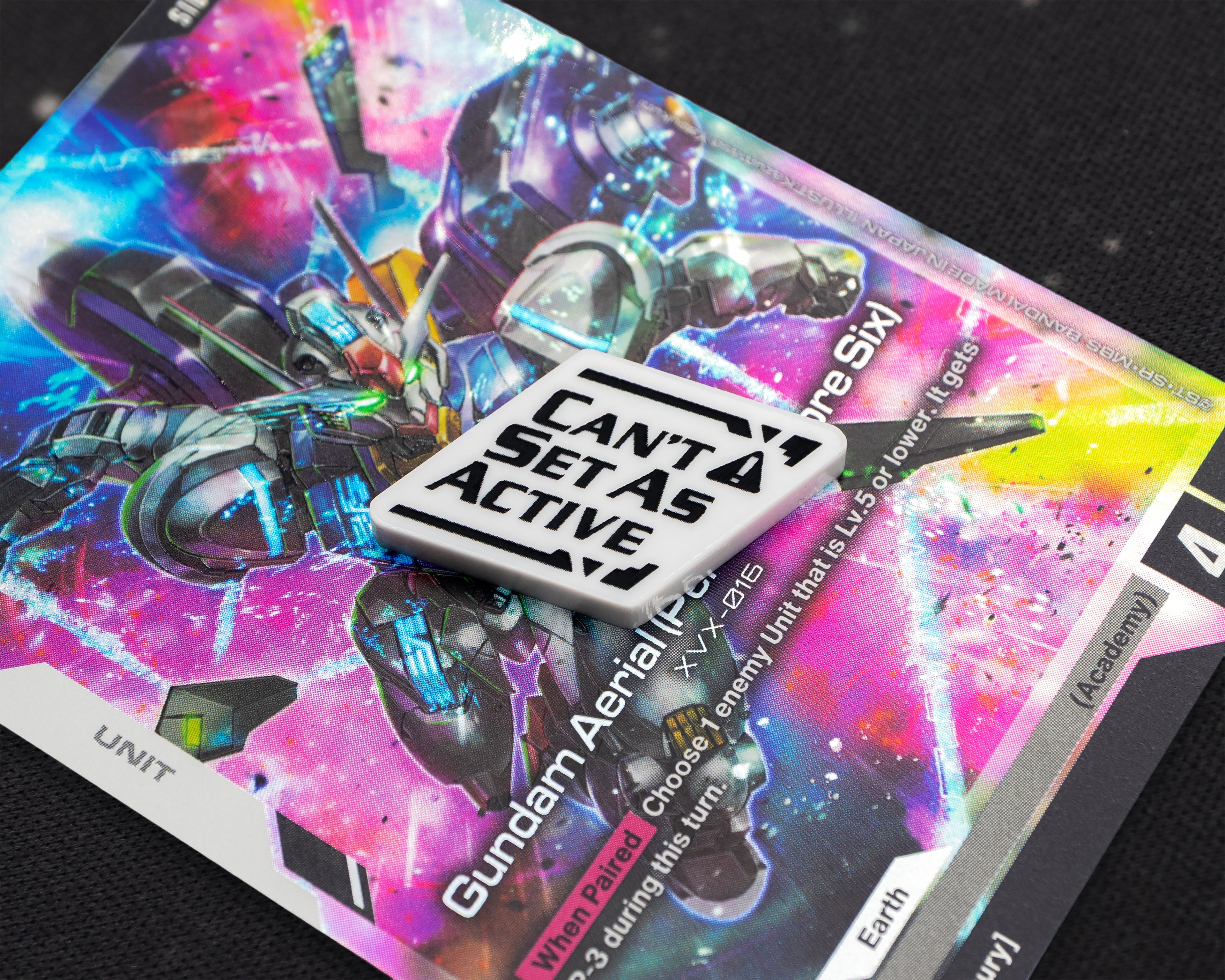 Can't Set As Active Tokens for Gundam TCG