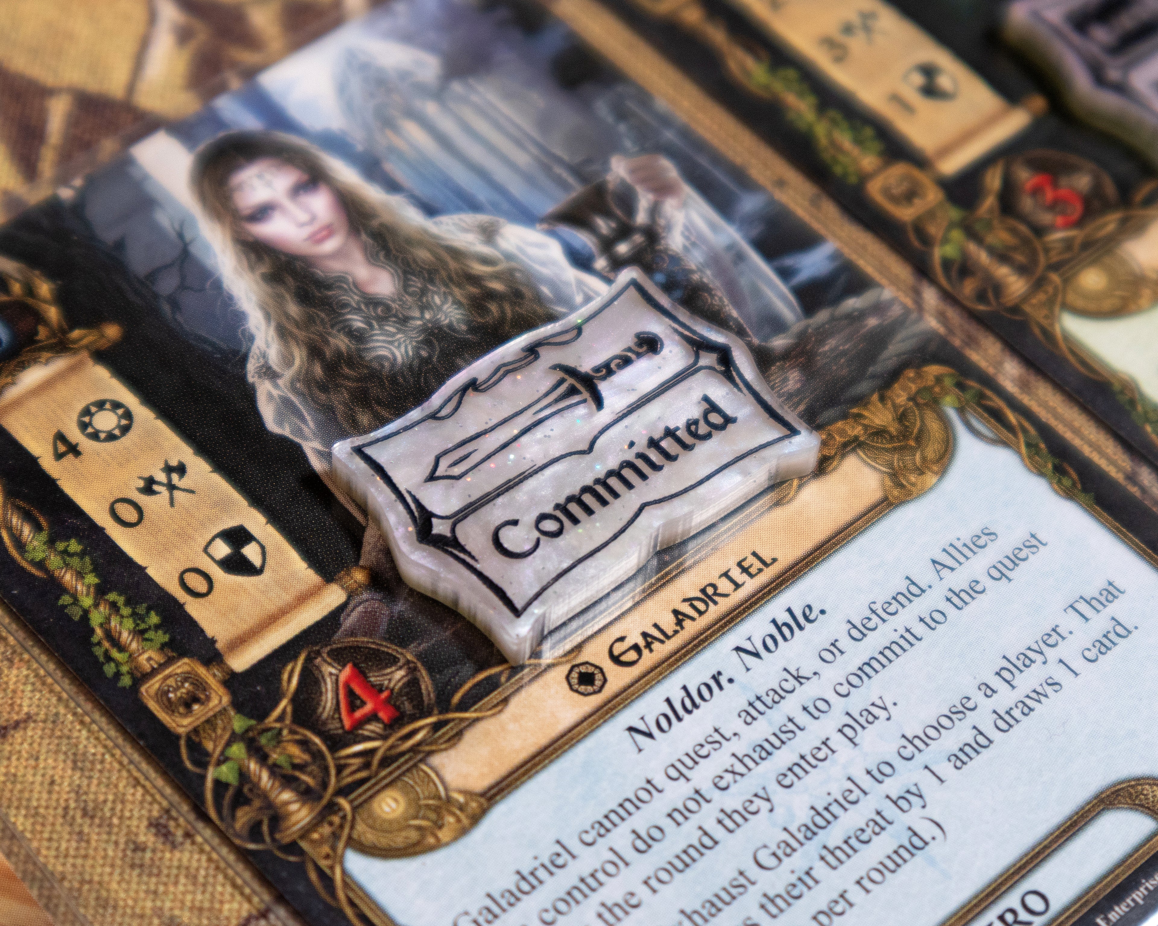 Committed/Uncommitted to Quest Tokens - Acrylic