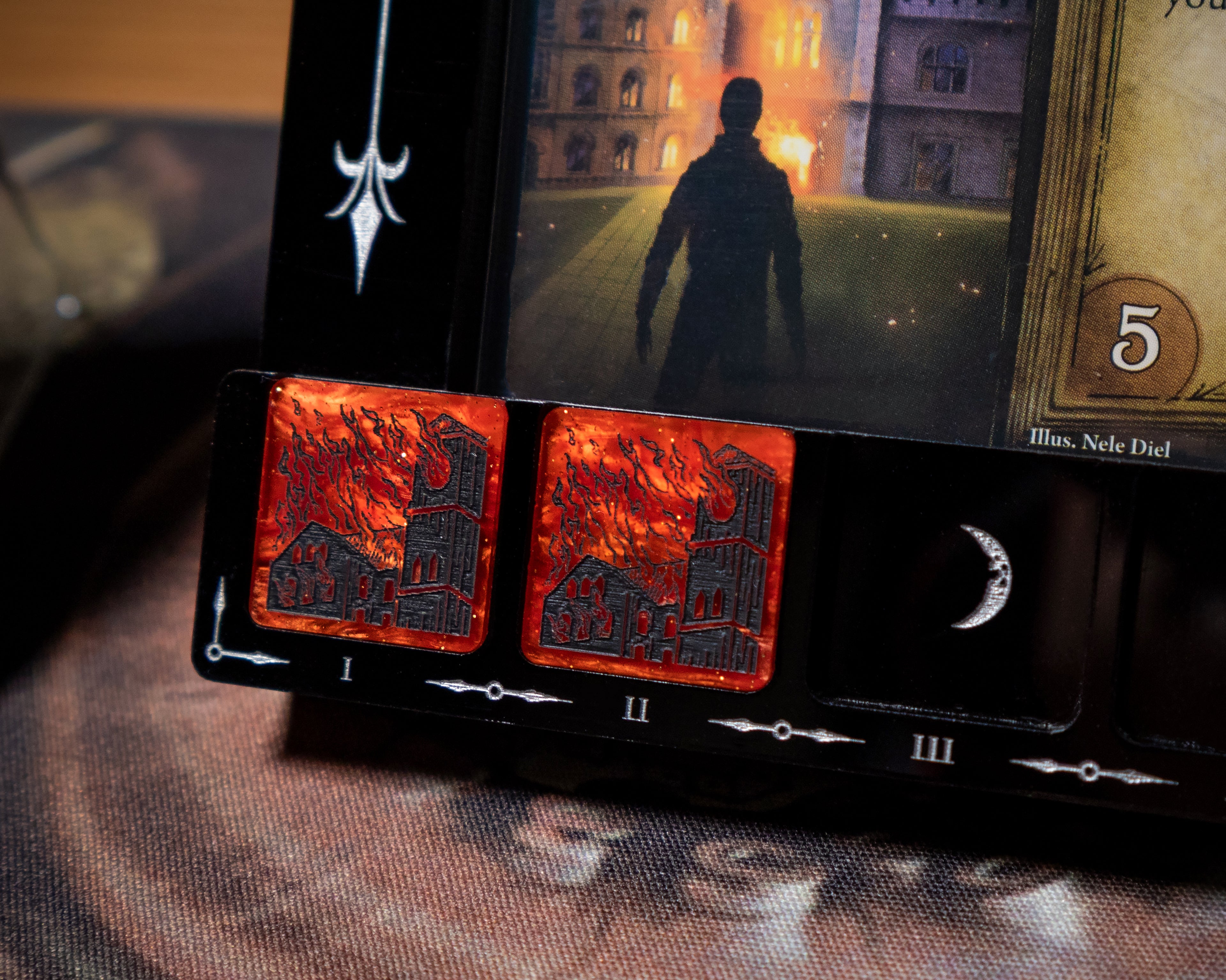 Brethren of Ash Doom/Clue Tokens for Arkham Horror