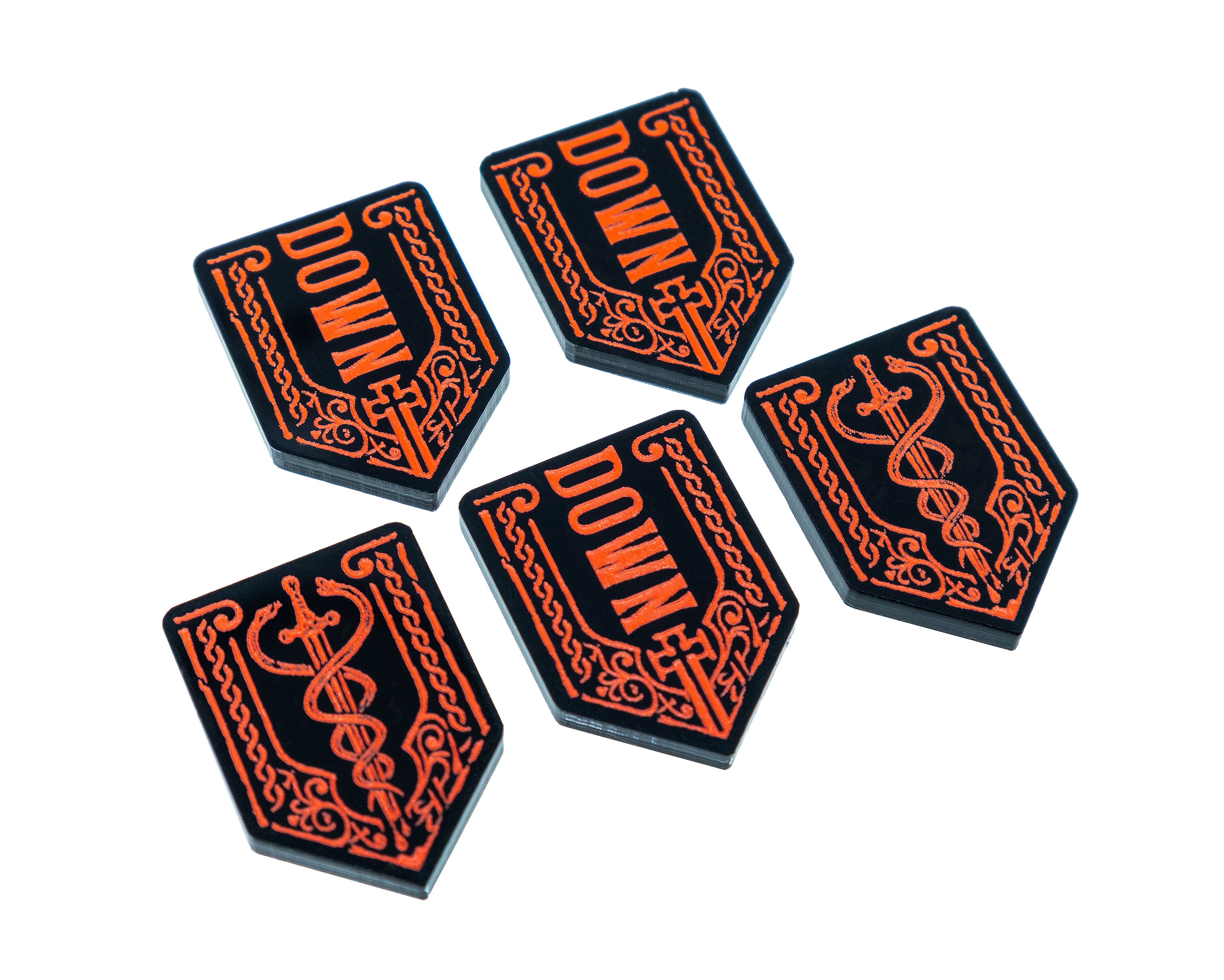 Trench Crusade - Downed Token Set