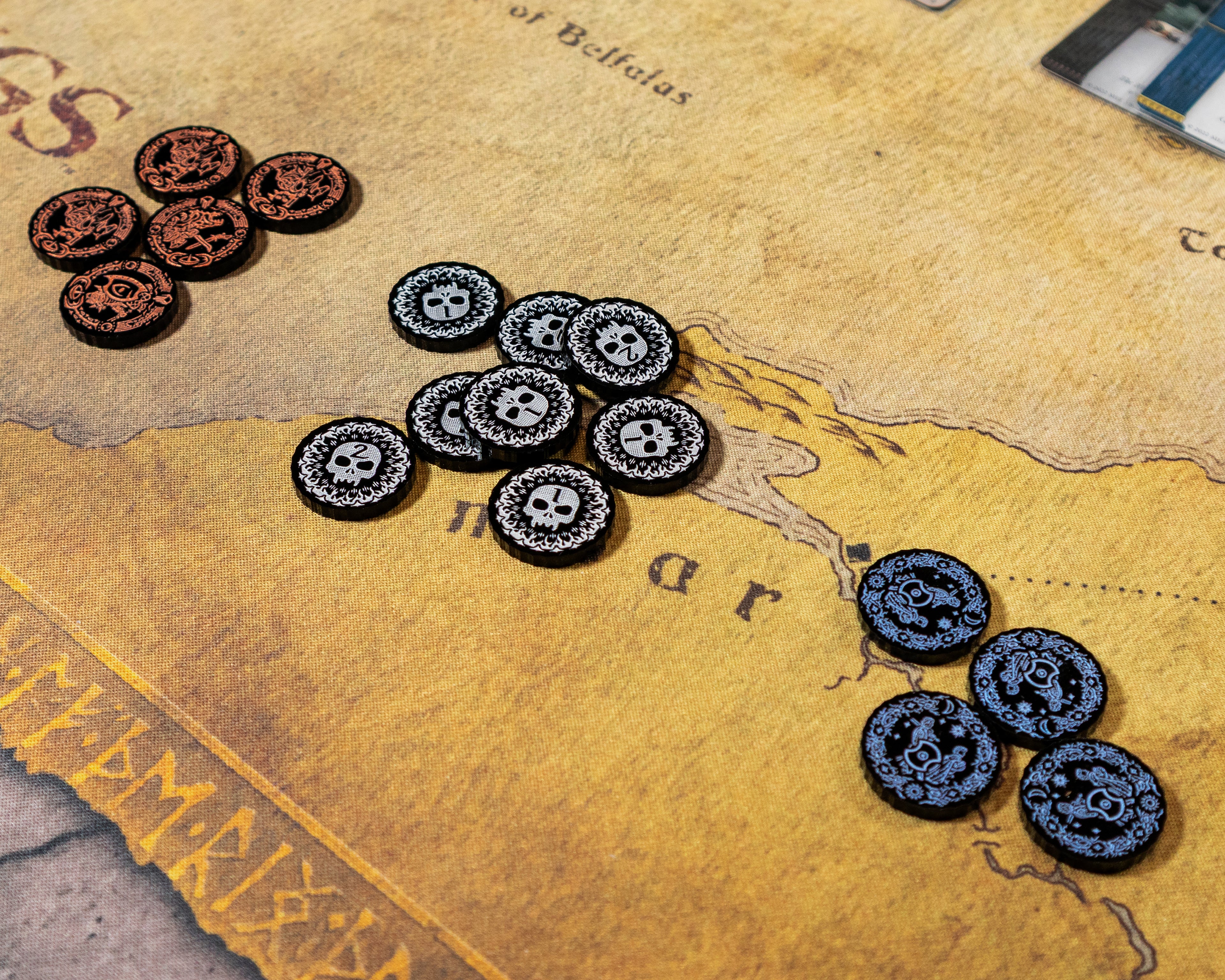 8 x Corruption Tokens for War of the Ring - The Card Game
