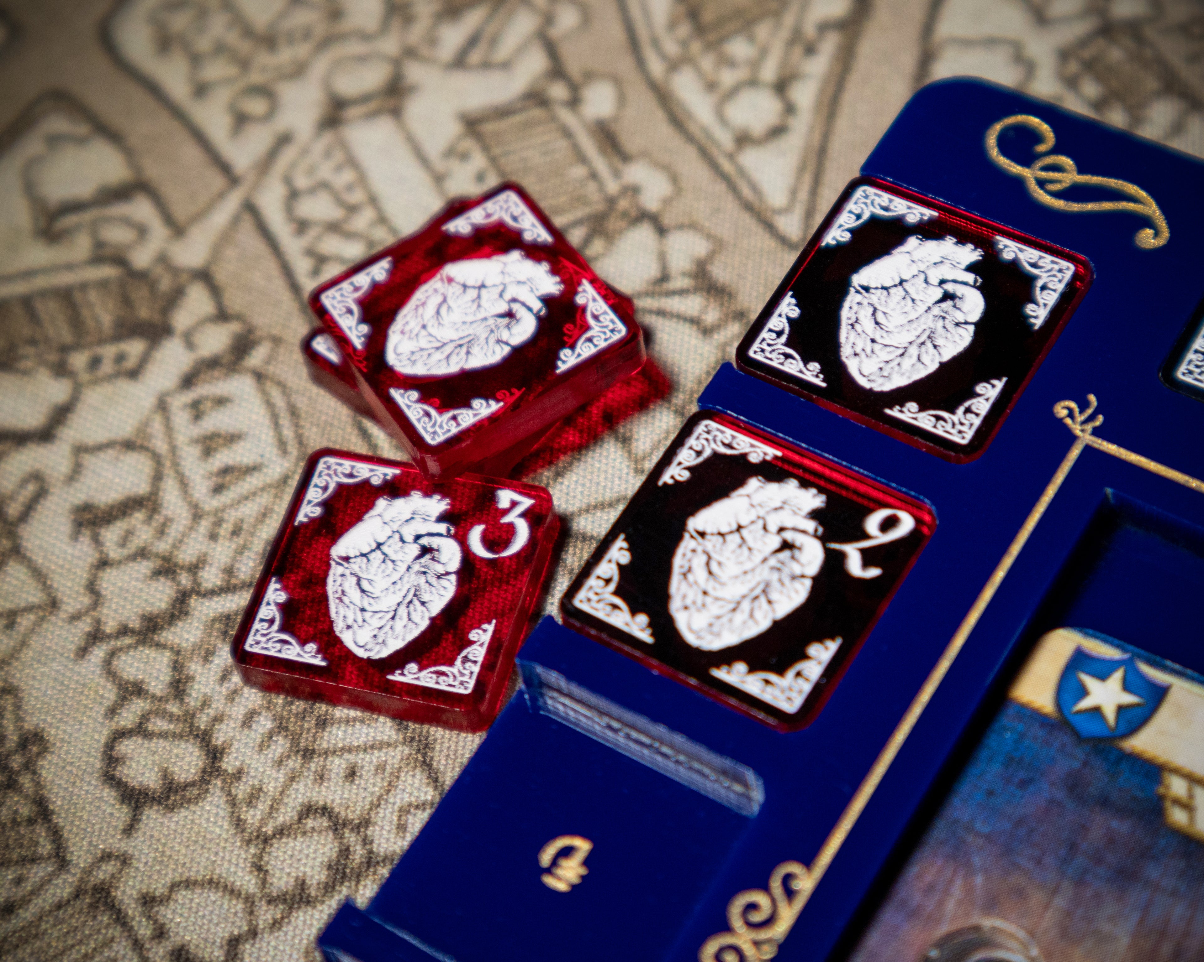 Investigator Token Set - Arkham Horror LCG Essentials - Single Sided