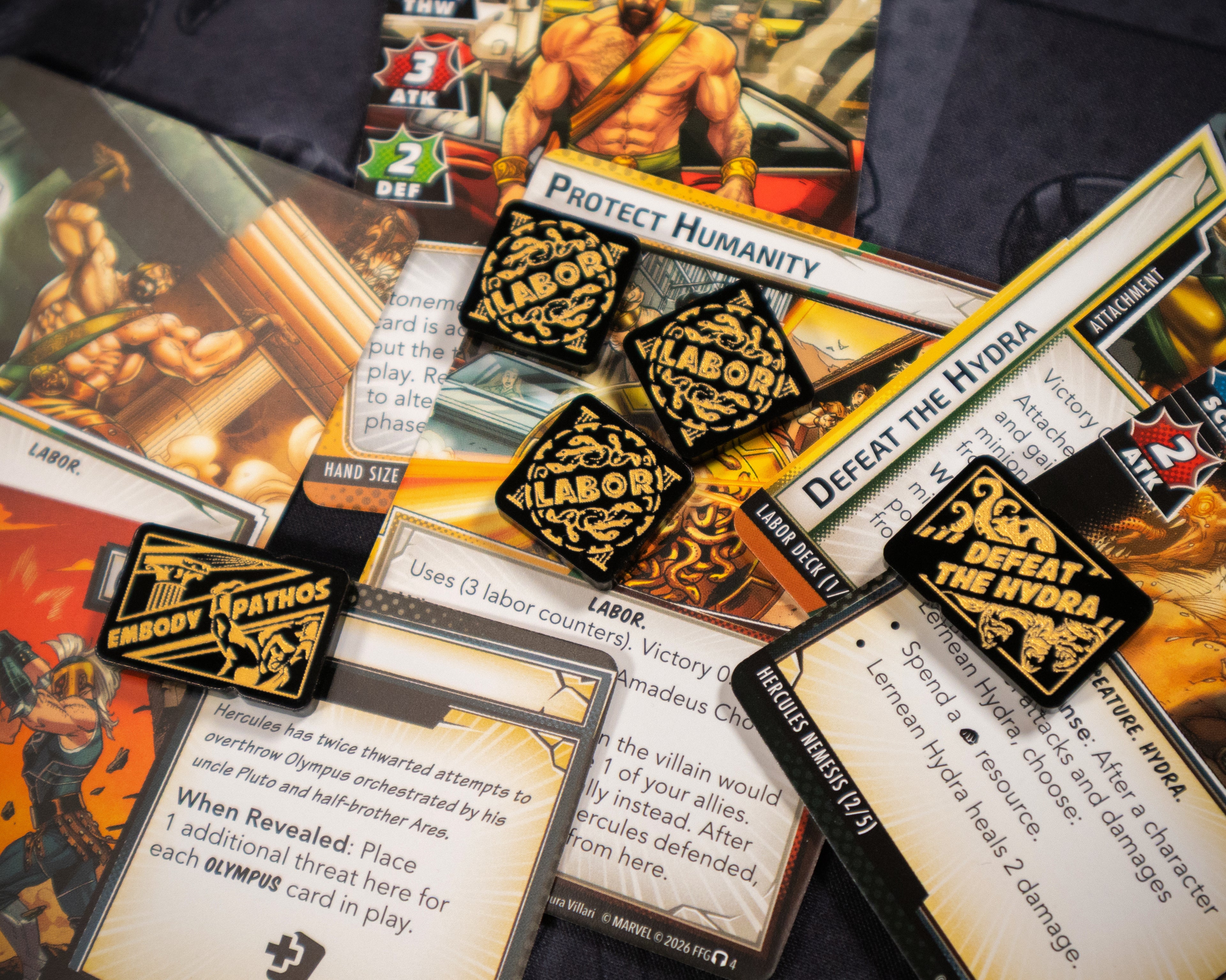 Hercules Labour Token Set