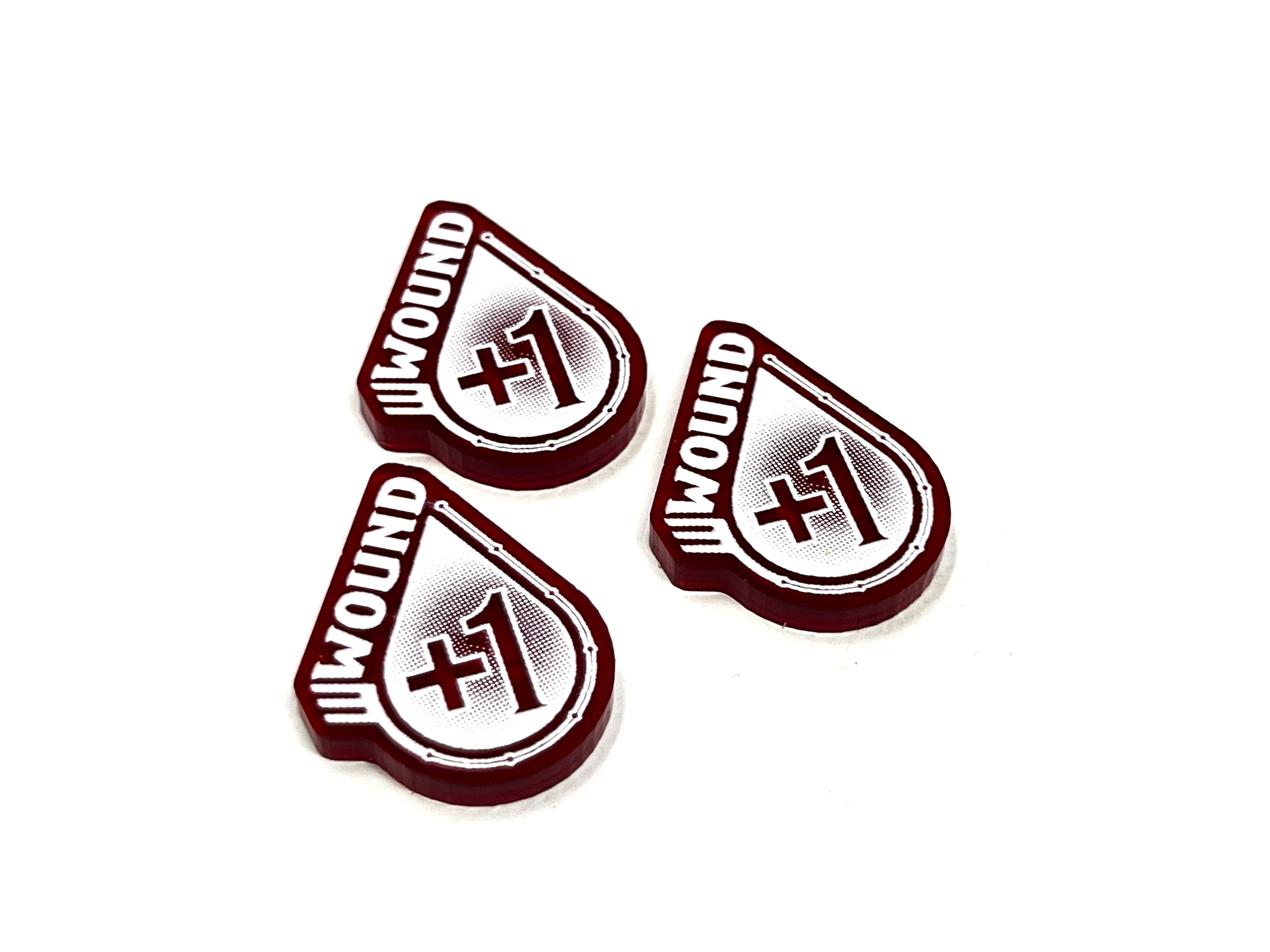 Wound Modifier Token Set for Warhammer 40k 10th Edition