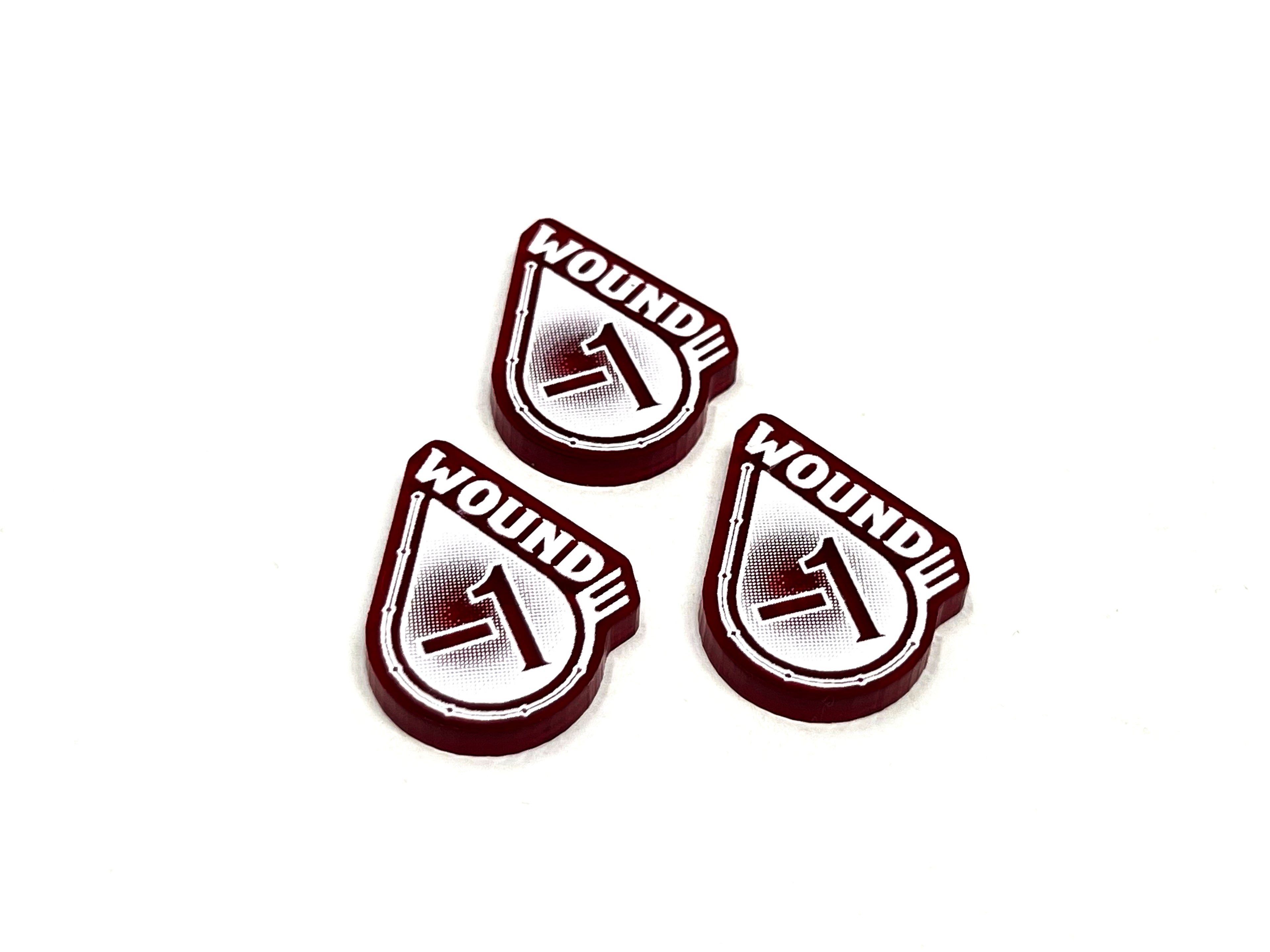 Wound Modifier Token Set for Warhammer 40k 10th Edition