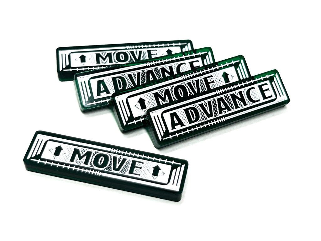 Move/Advance Token Set for Warhammer 40k 10th Edition