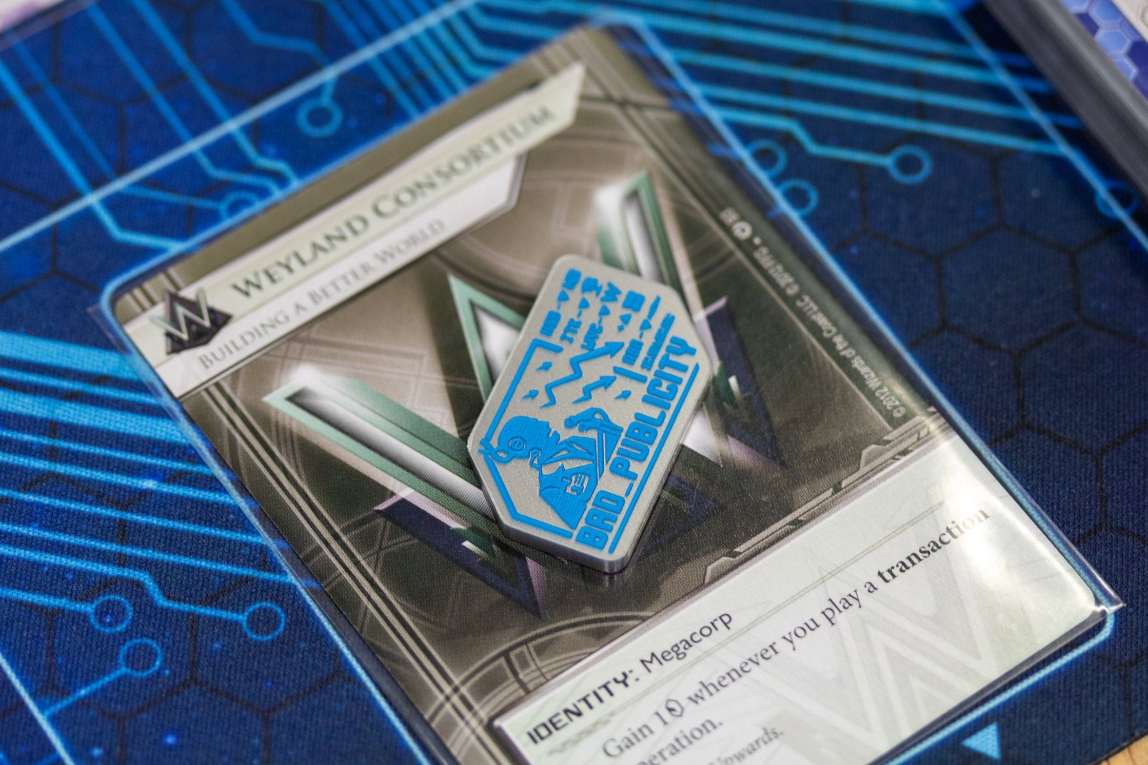 Bad Publicity / Tagged tokens for Netrunner LCG