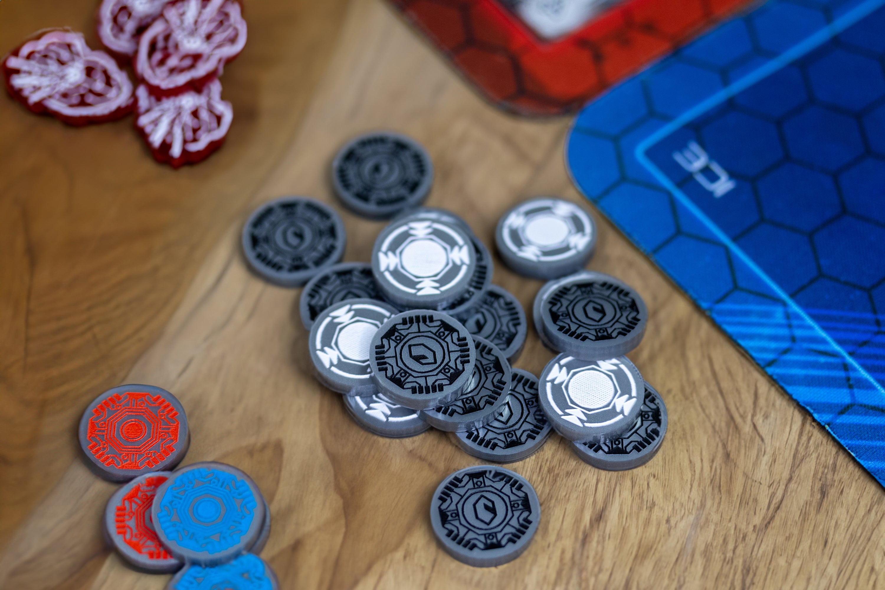 Single Credit / Advance tokens for Netrunner LCG