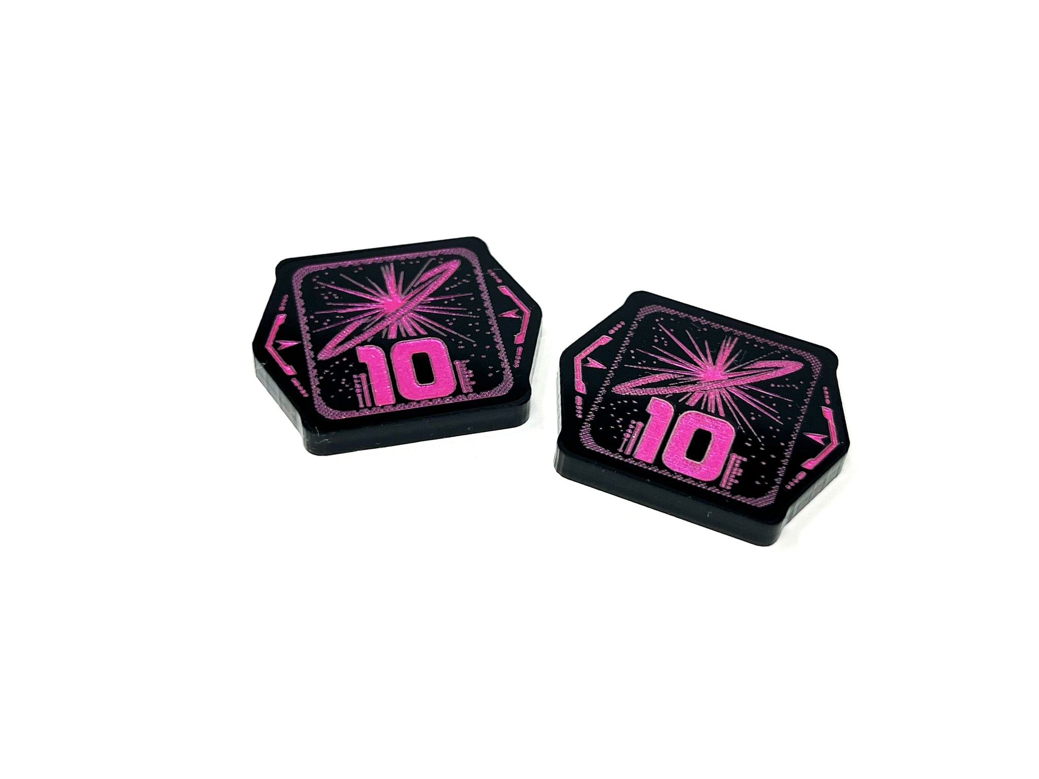 2 x 5/10 Damage Tokens for Star Wars The Deck Building Game