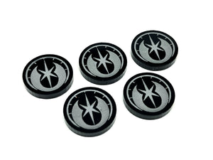 5 x Force Tokens for Star Wars Shatterpoint (Double Sided)