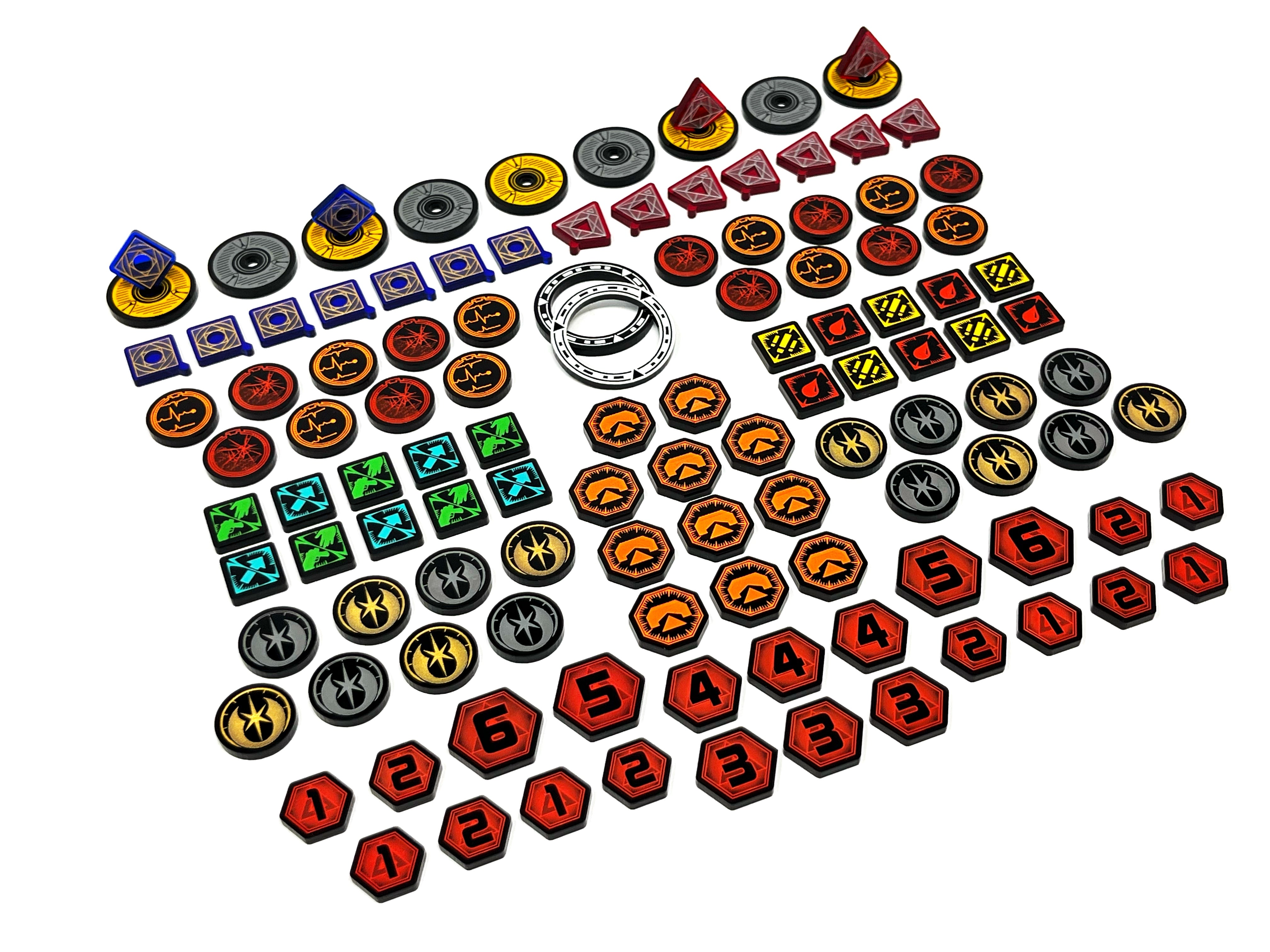 Shatterpoint Token Storage Token Set for Star Wars Shatterpoint (Double Sided)