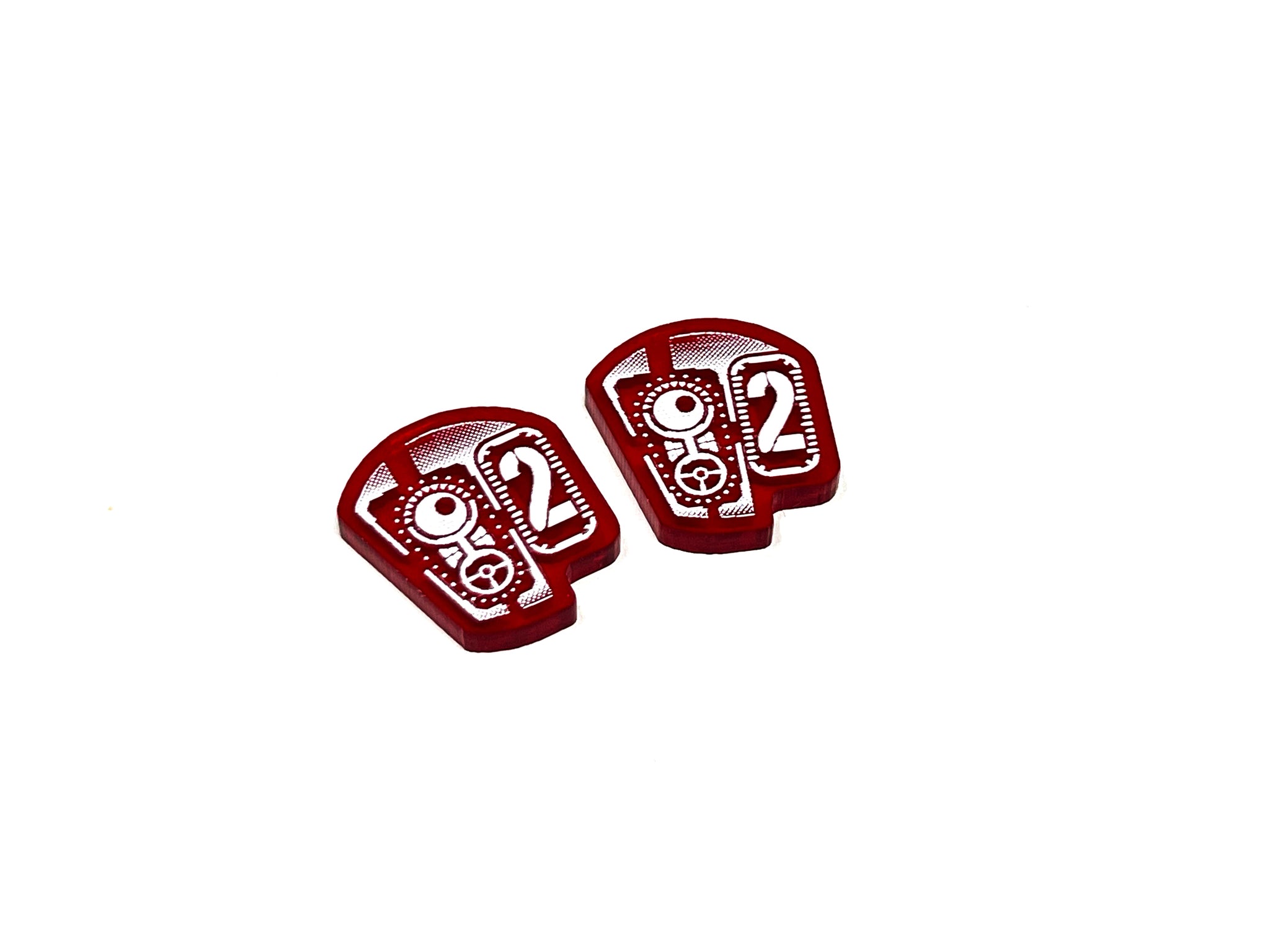 2 x 1/2 Marker light Tokens for Kill Team 2021