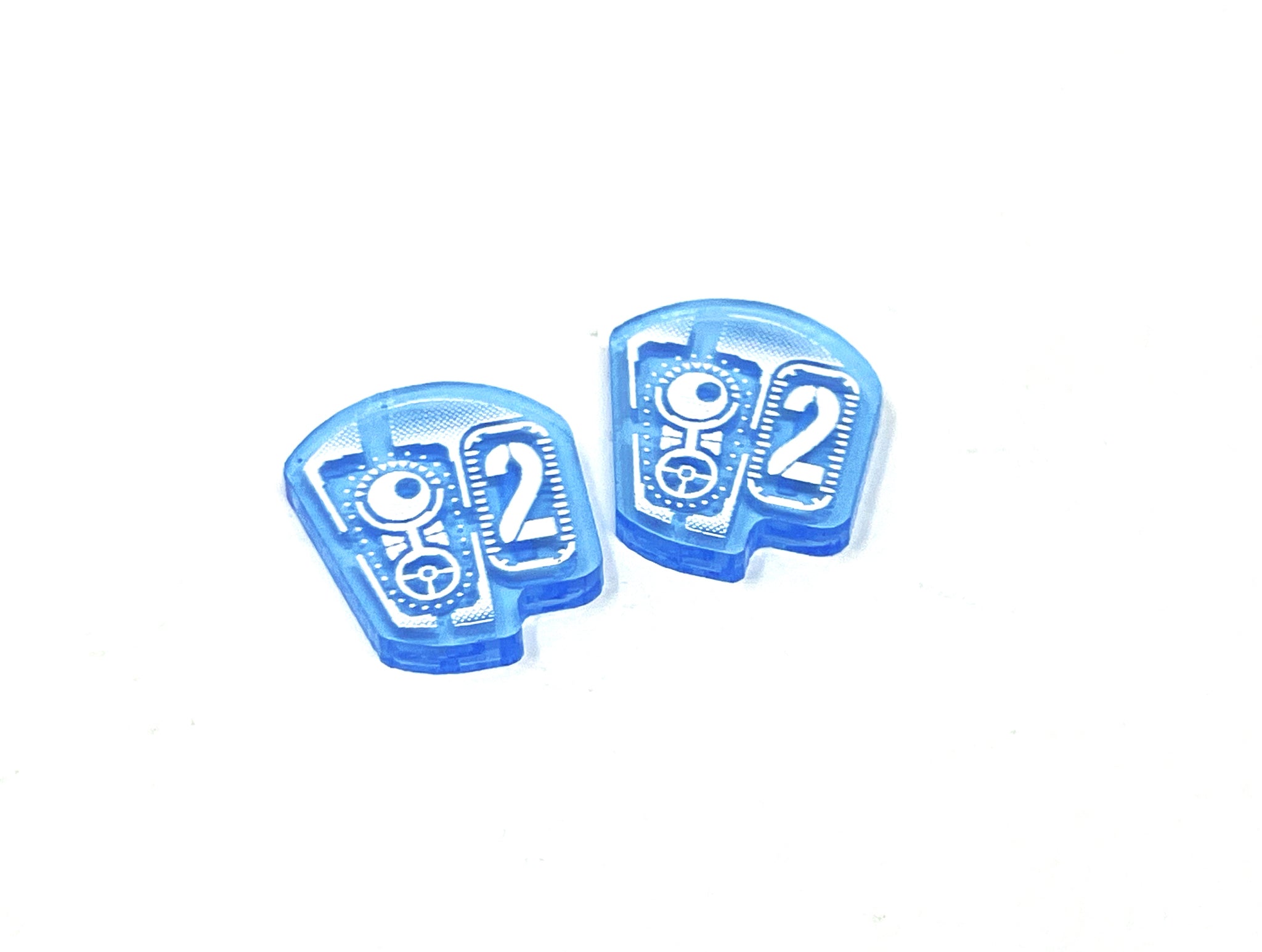 2 x 1/2 Marker light Tokens for Kill Team 2021