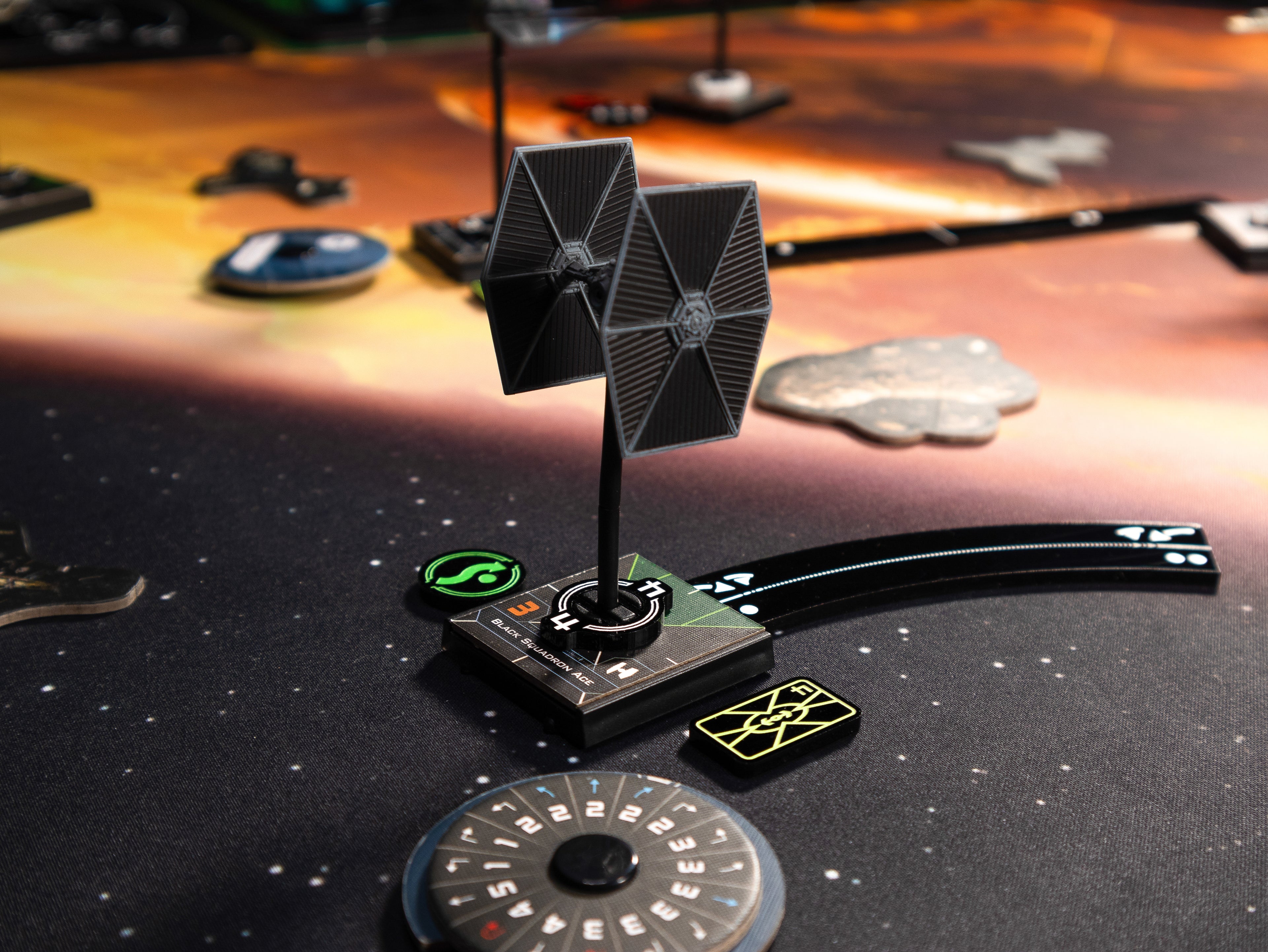 Manoeuvre Template Set - Star Wars X-wing Compatible