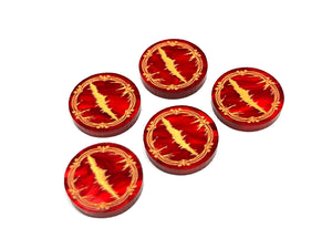 5 x 1/2 Damage Tokens for Lord Of The Rings LCG