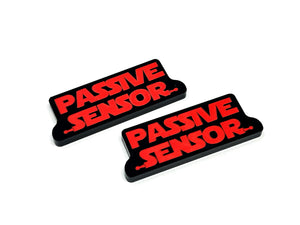 2 x  Passive Sensor Tokens - Text Series (Double Sided)