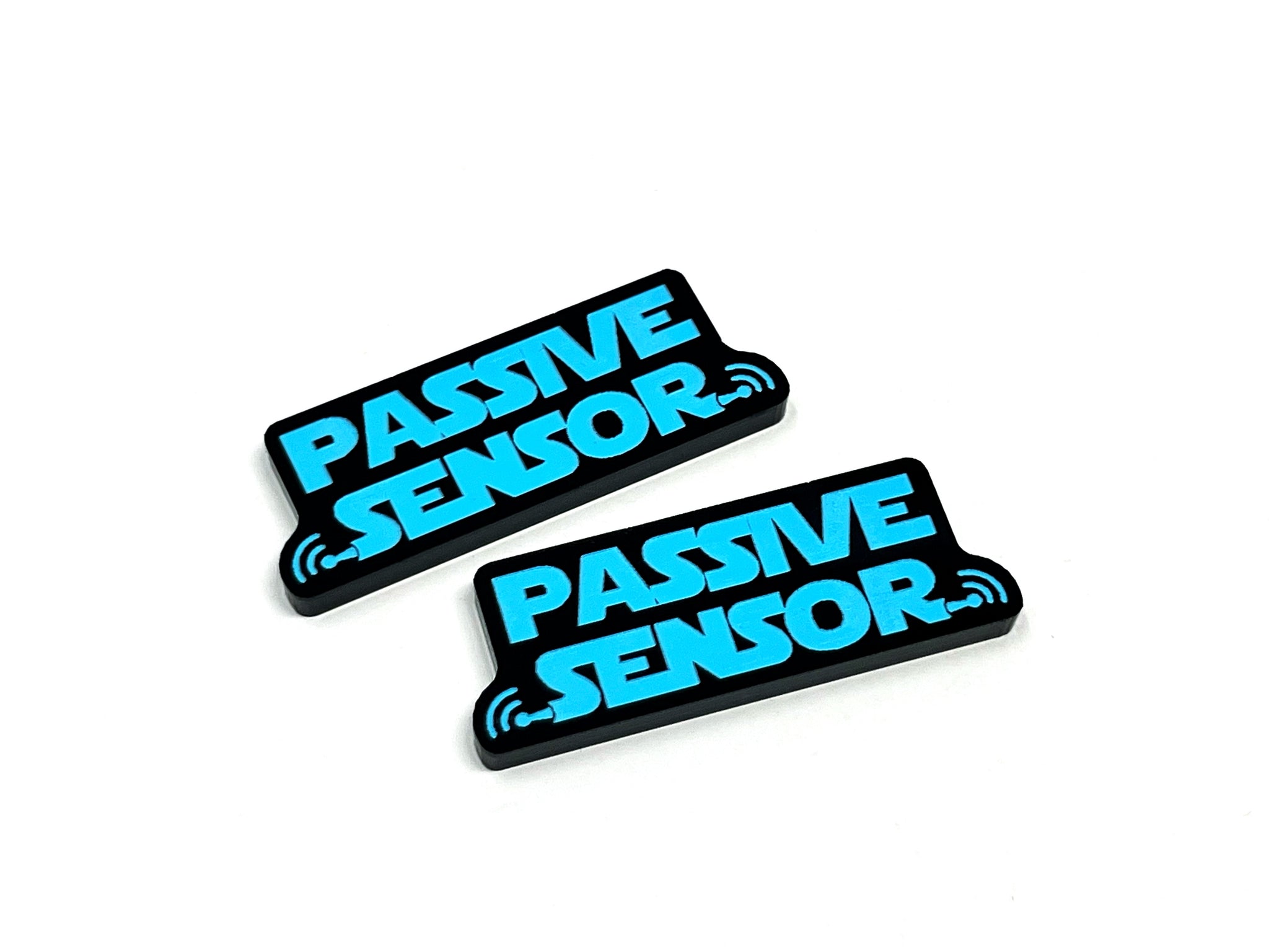 2 x  Passive Sensor/Calculate Tokens - Text Series (Double Sided)