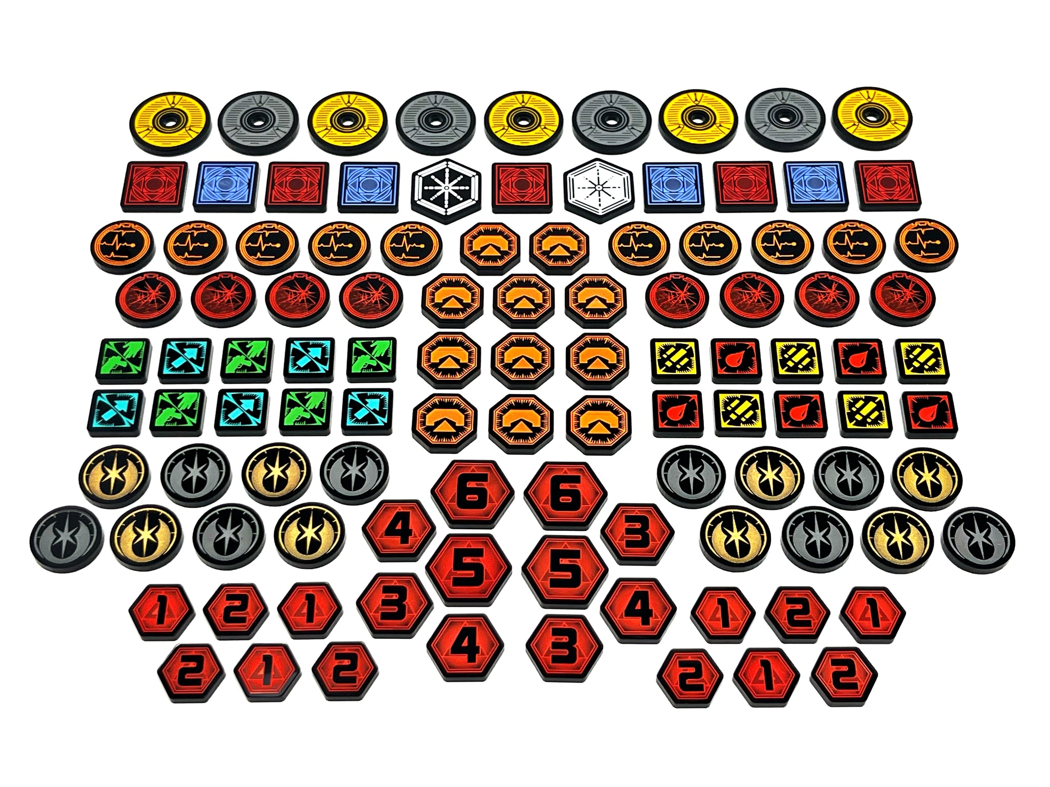 Core Token Set for Star Wars Shatterpoint (Double Sided)