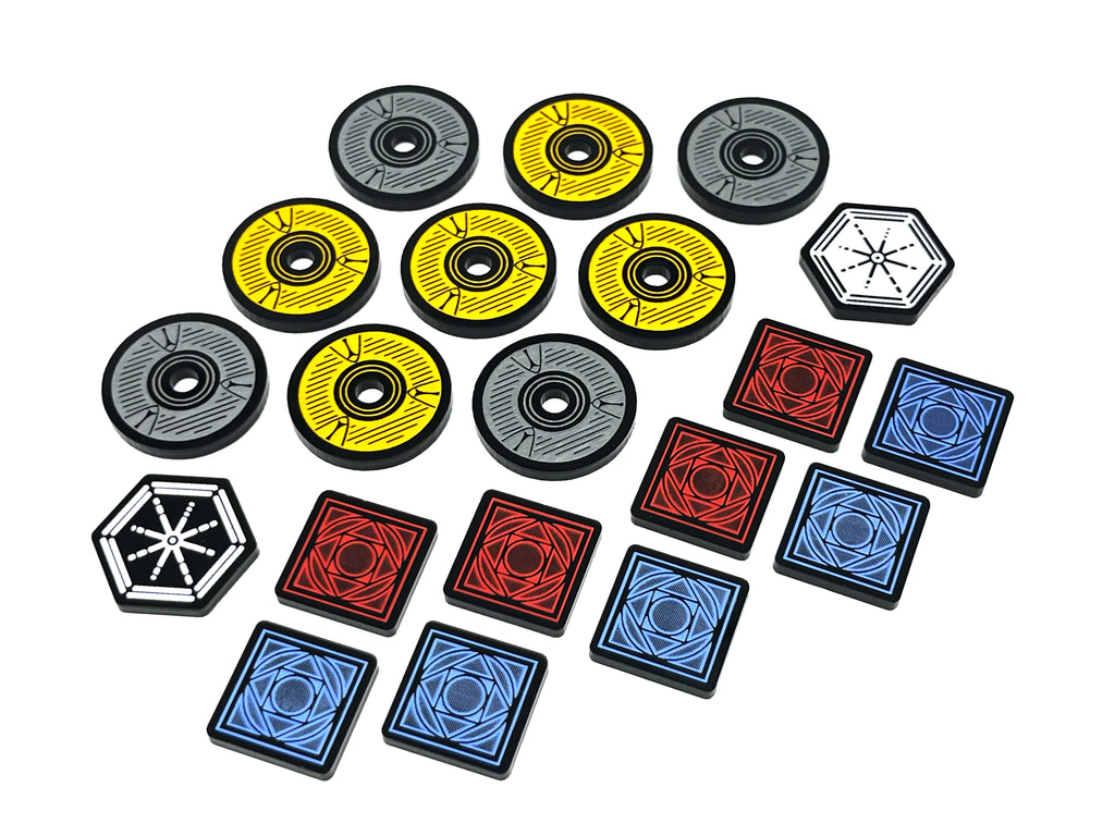 Core Objective Token Set for Star Wars Shatterpoint (Double Sided)