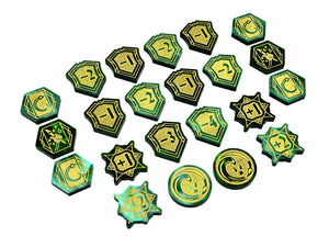 Sorcerer Token Set (double sided) for Disney Lorcana TCG