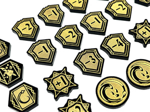 Sorcerer Token Set (double sided) for Disney Lorcana TCG