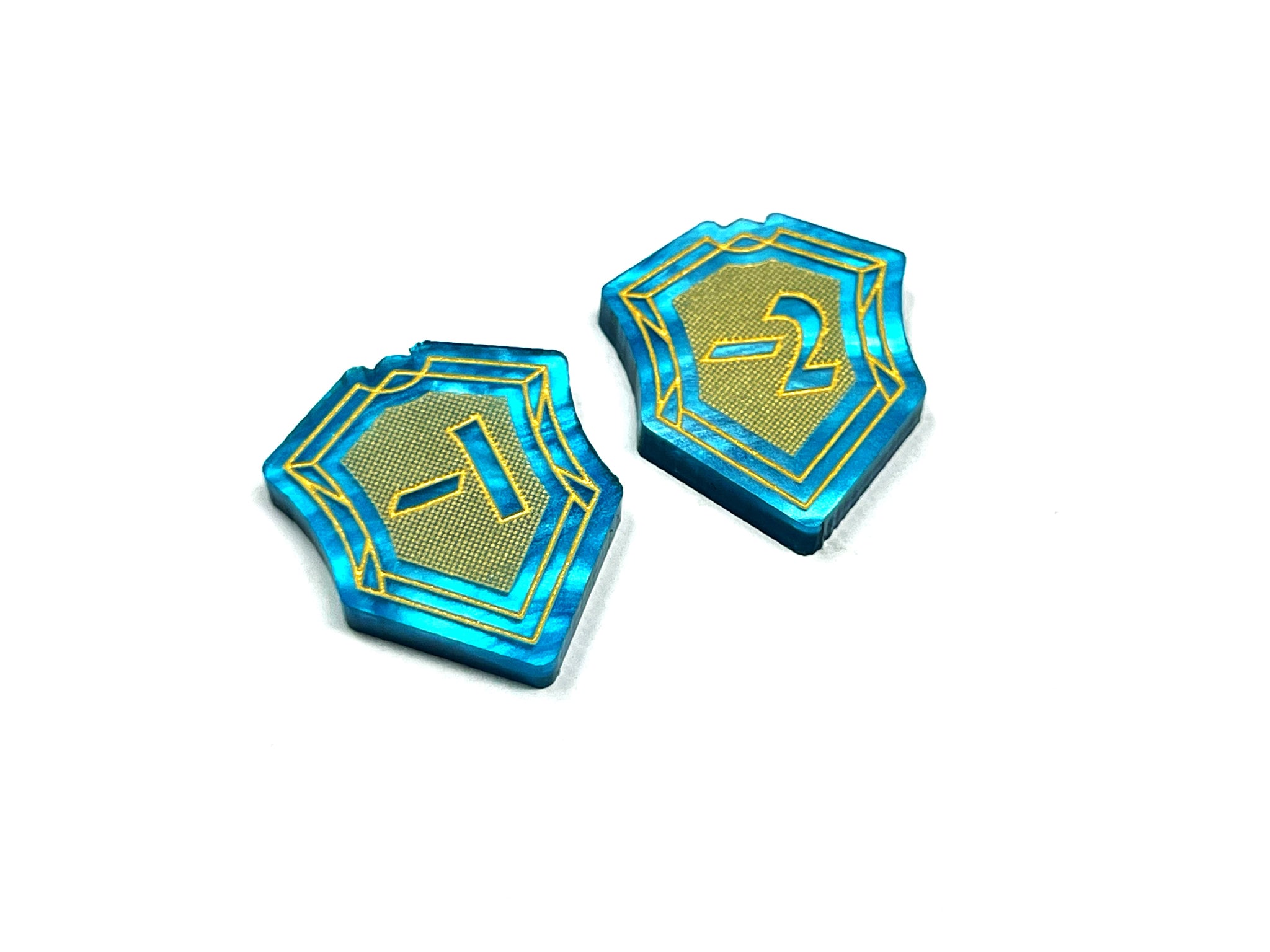 Willpower Modifier -1/-2 Token set for Disney Lorcana TCG