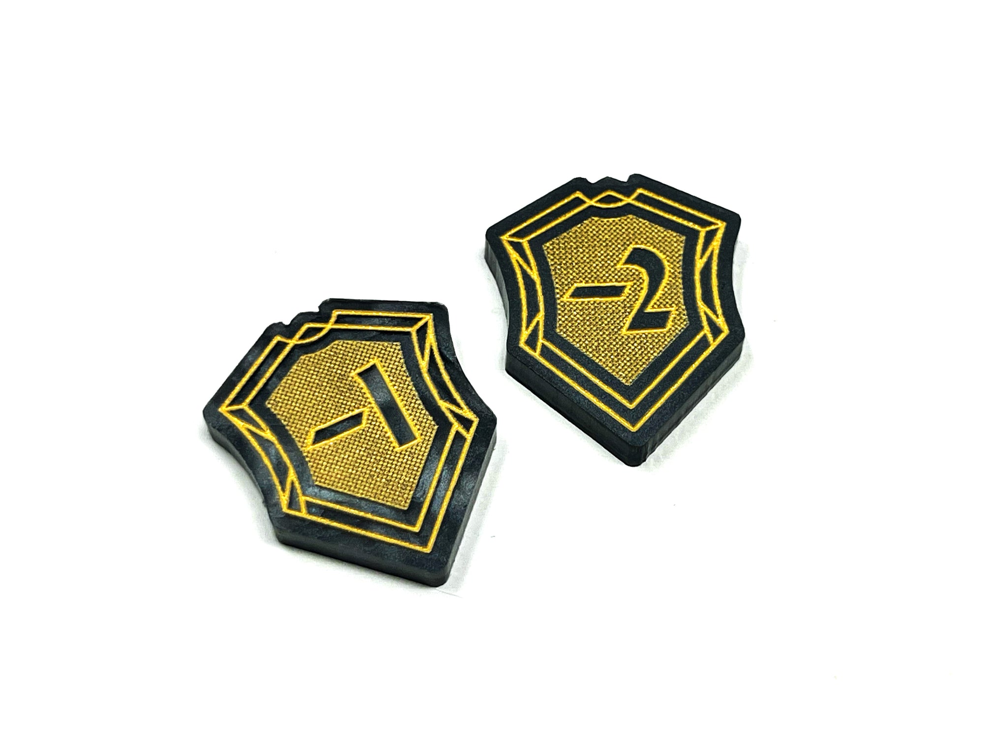 Willpower Modifier -1/-2 Token set for Disney Lorcana TCG
