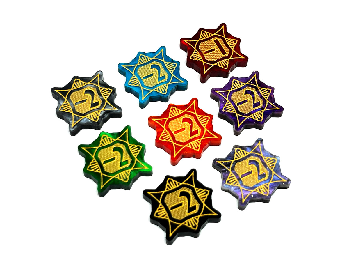 Strength Modifier -1/-2 Token set for Disney Lorcana TCG – BuyTheSameToken