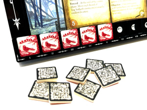 The Dunwich Legacy Doom / Clue Tokens (Double Sided)