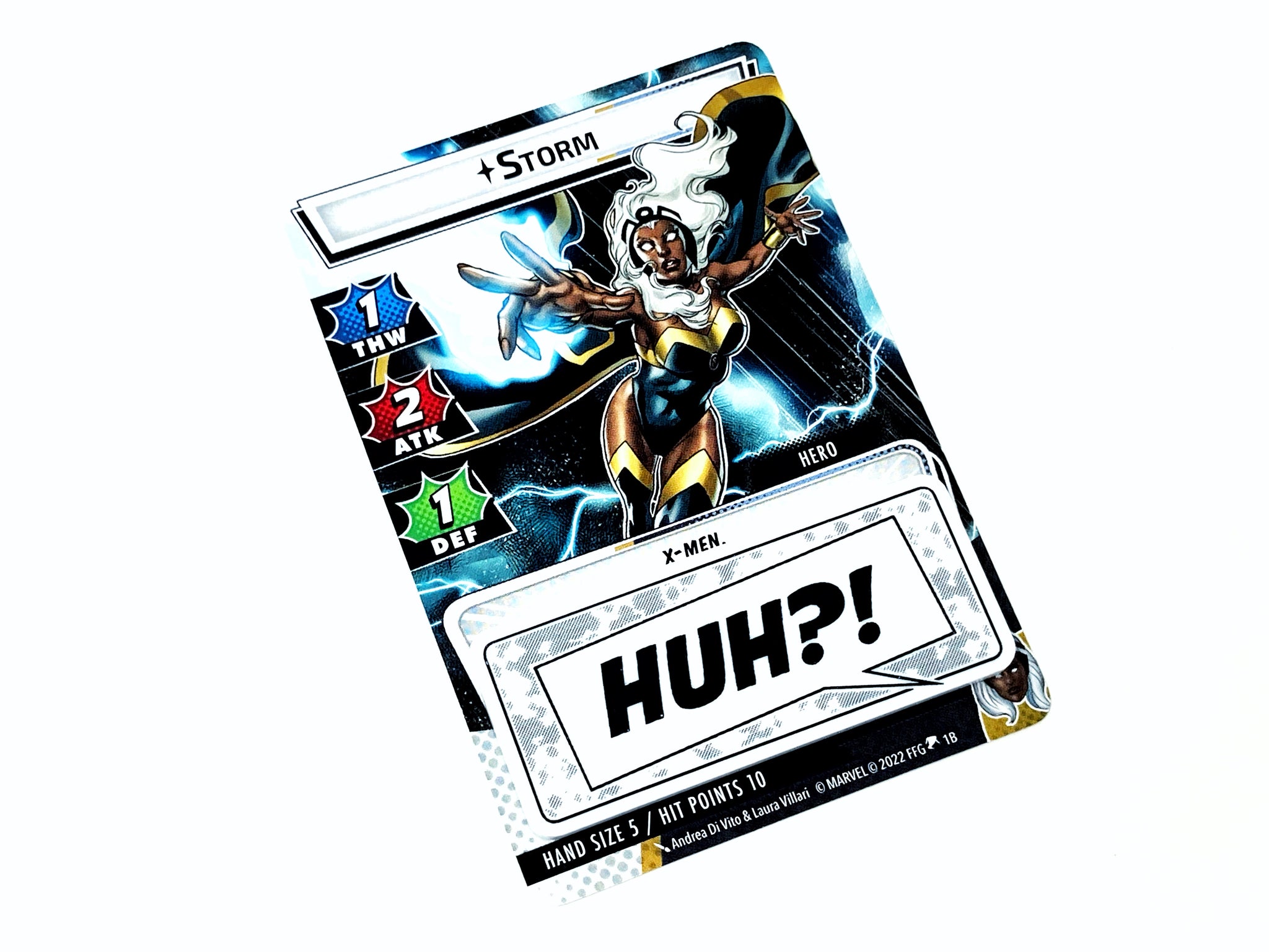 1 x Text Box Deactivated Token for Marvel Champions LCG, Double Sided