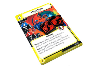 2 x Jack Flag Tokens for Marvel Champions LCG, Double Sided