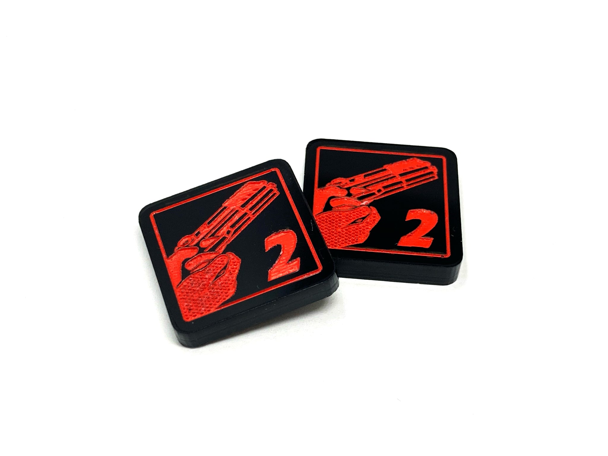 2 x Jack Flag Tokens for Marvel Champions LCG, Double Sided