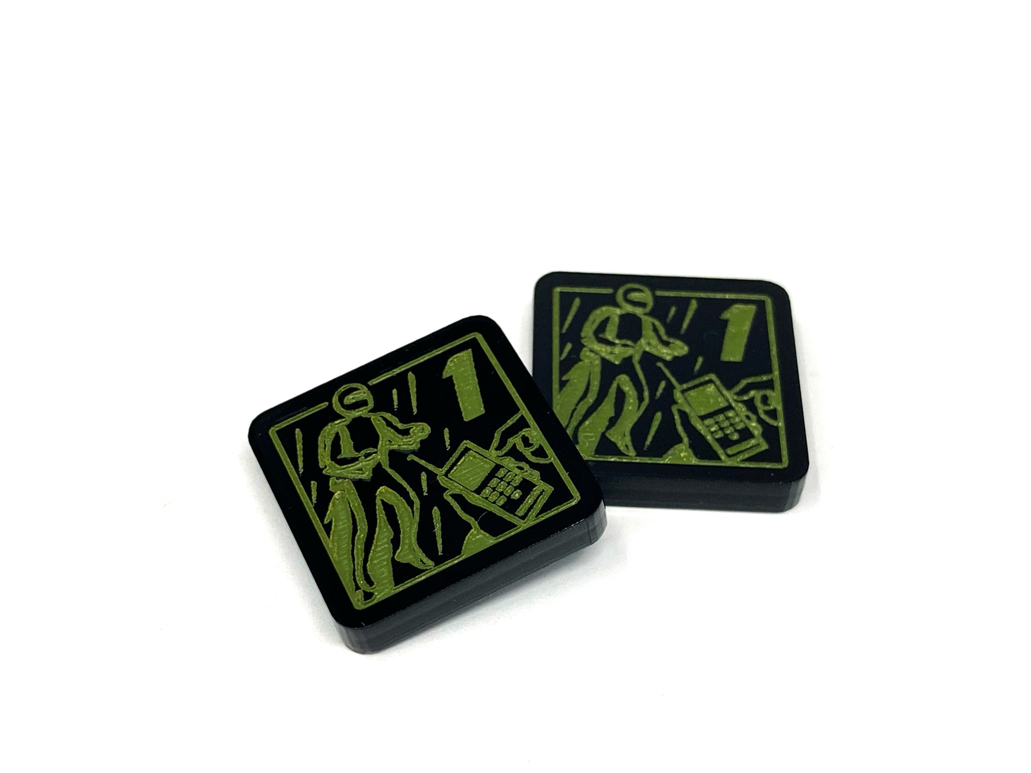 2 x Backup - Field Agent Tokens for Marvel Champions LCG, Double Sided
