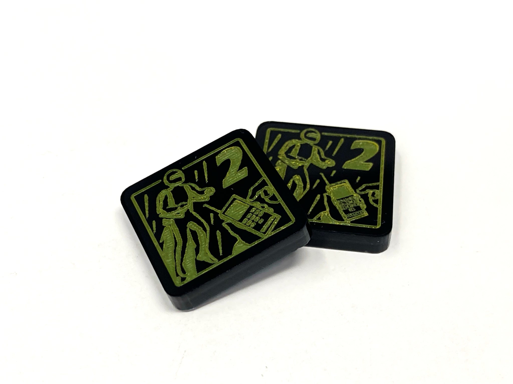 2 x Backup - Field Agent Tokens for Marvel Champions LCG, Double Sided