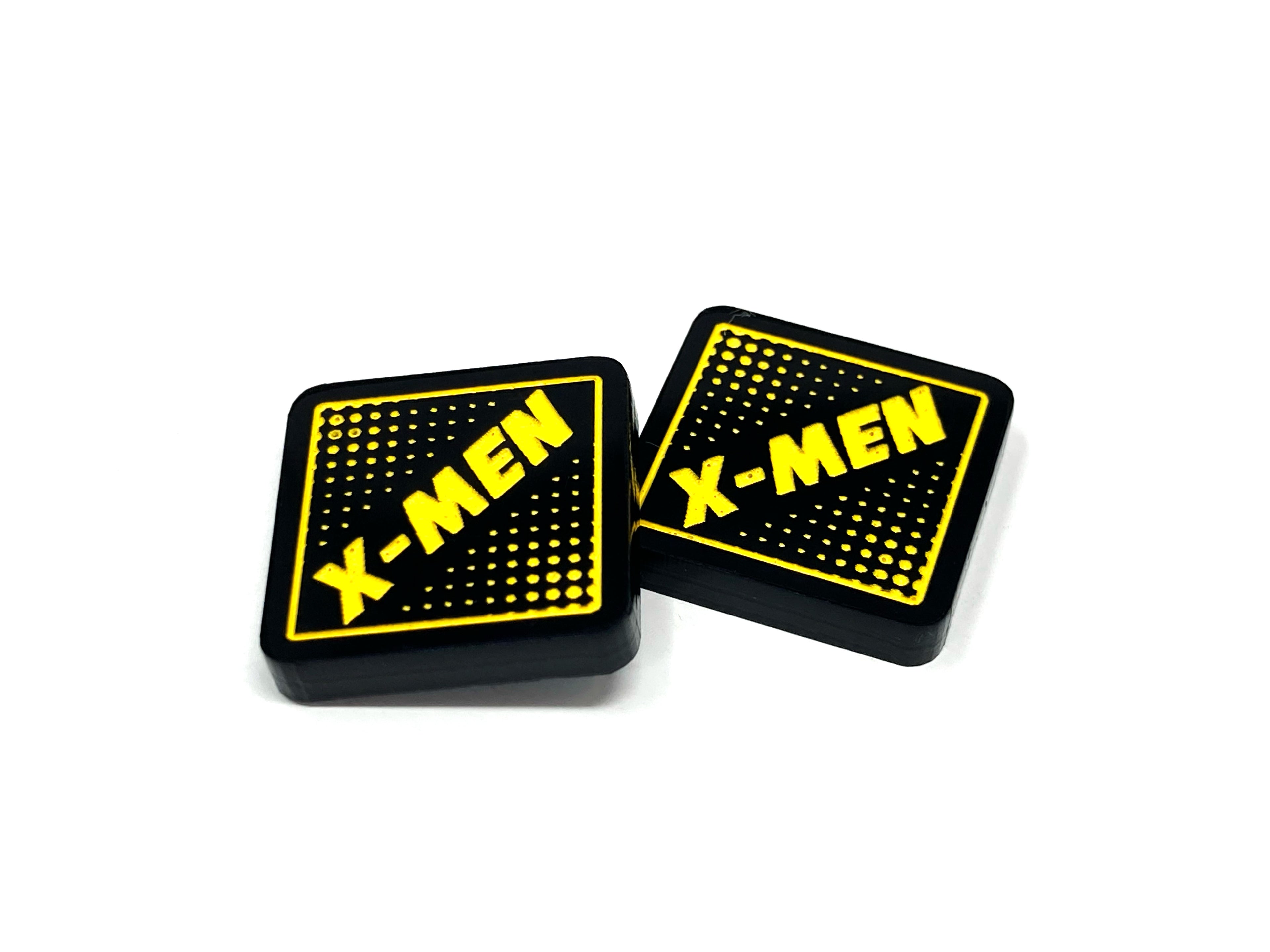 2 x X-Men Trait Tokens for Marvel Champions LCG, Double Sided