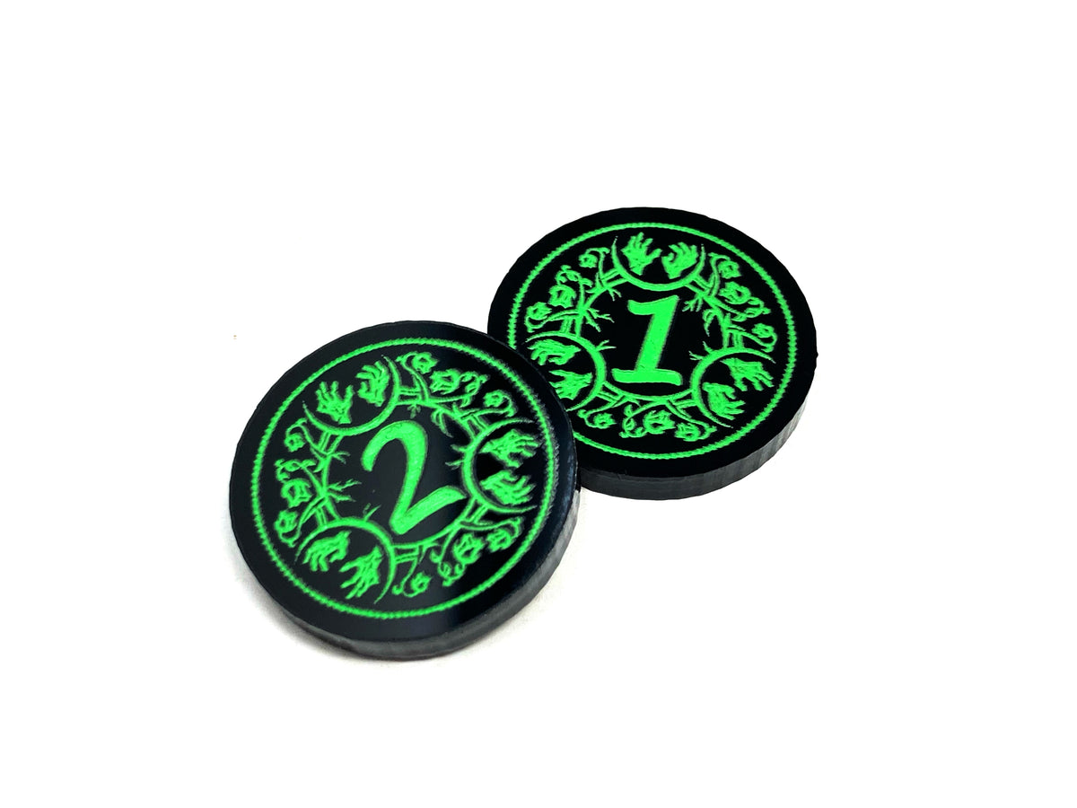 Fraility Token 2 x Frailty Tokens (double sided) for Flesh and Blood TCG