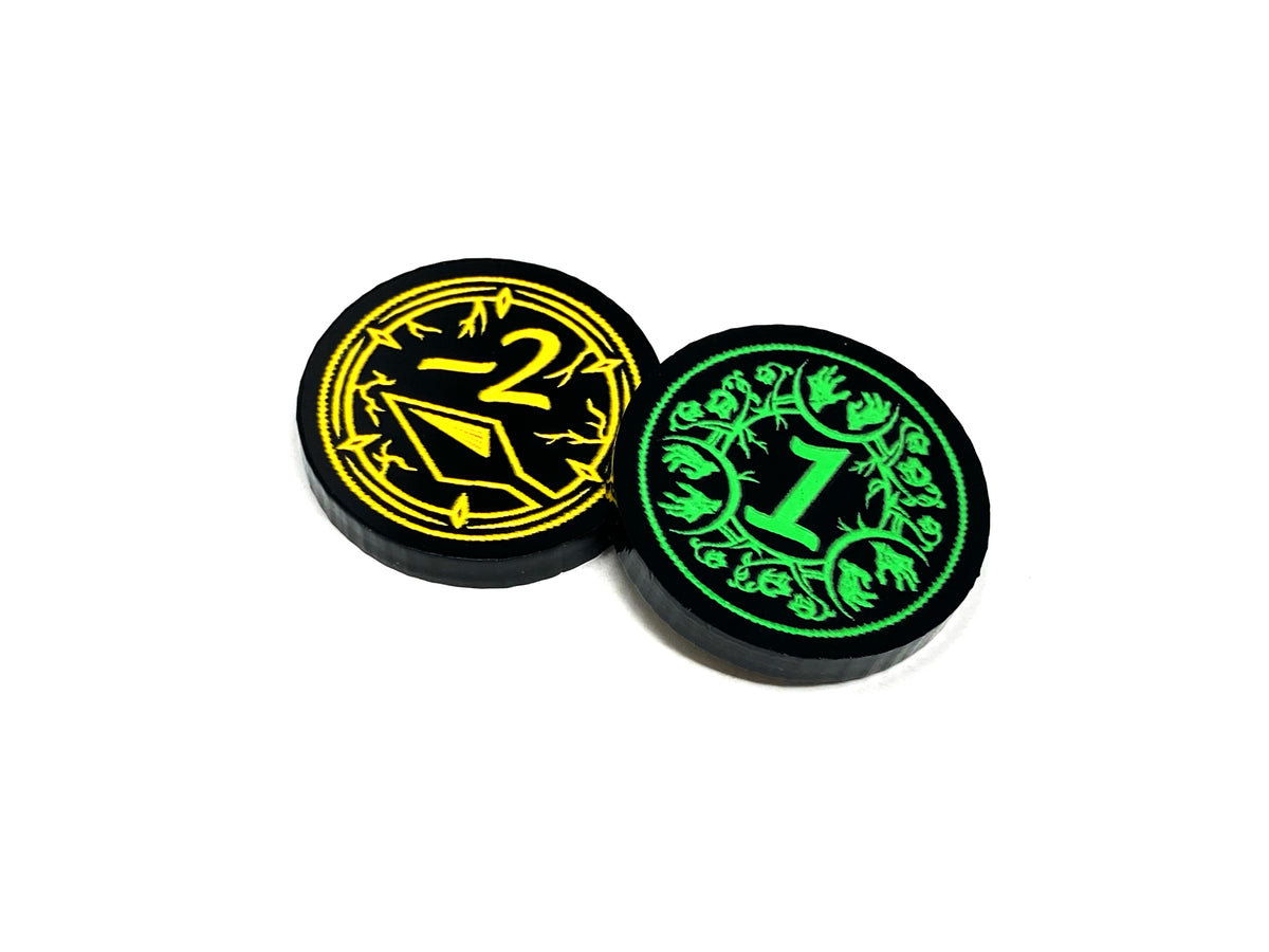 Fraility Token 2 x Frailty Tokens (double sided) for Flesh and Blood TCG
