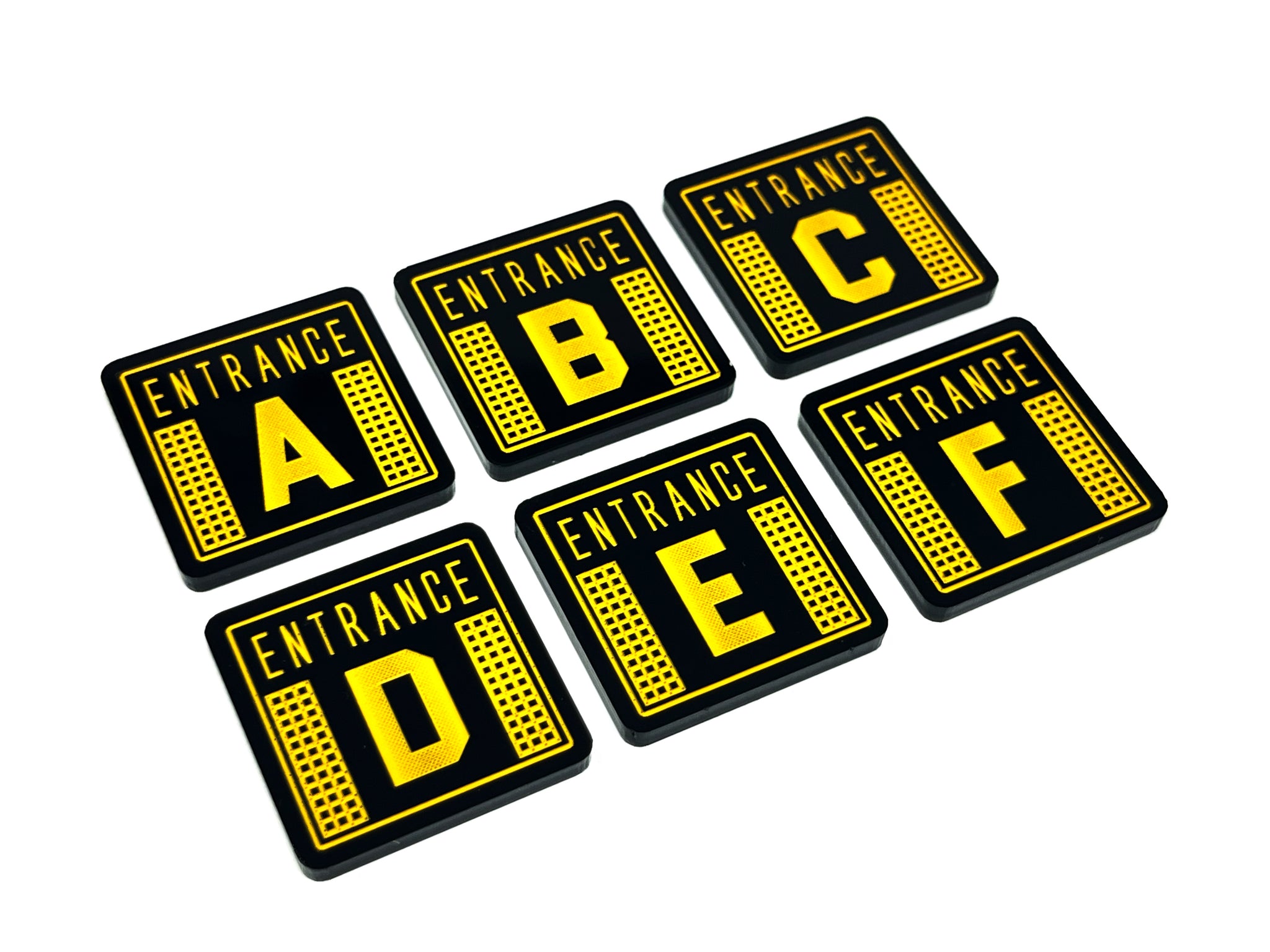 6 x Air Duct Entrance Tokens (Double Sided) for Aliens: Another Glorious Day In The Corps