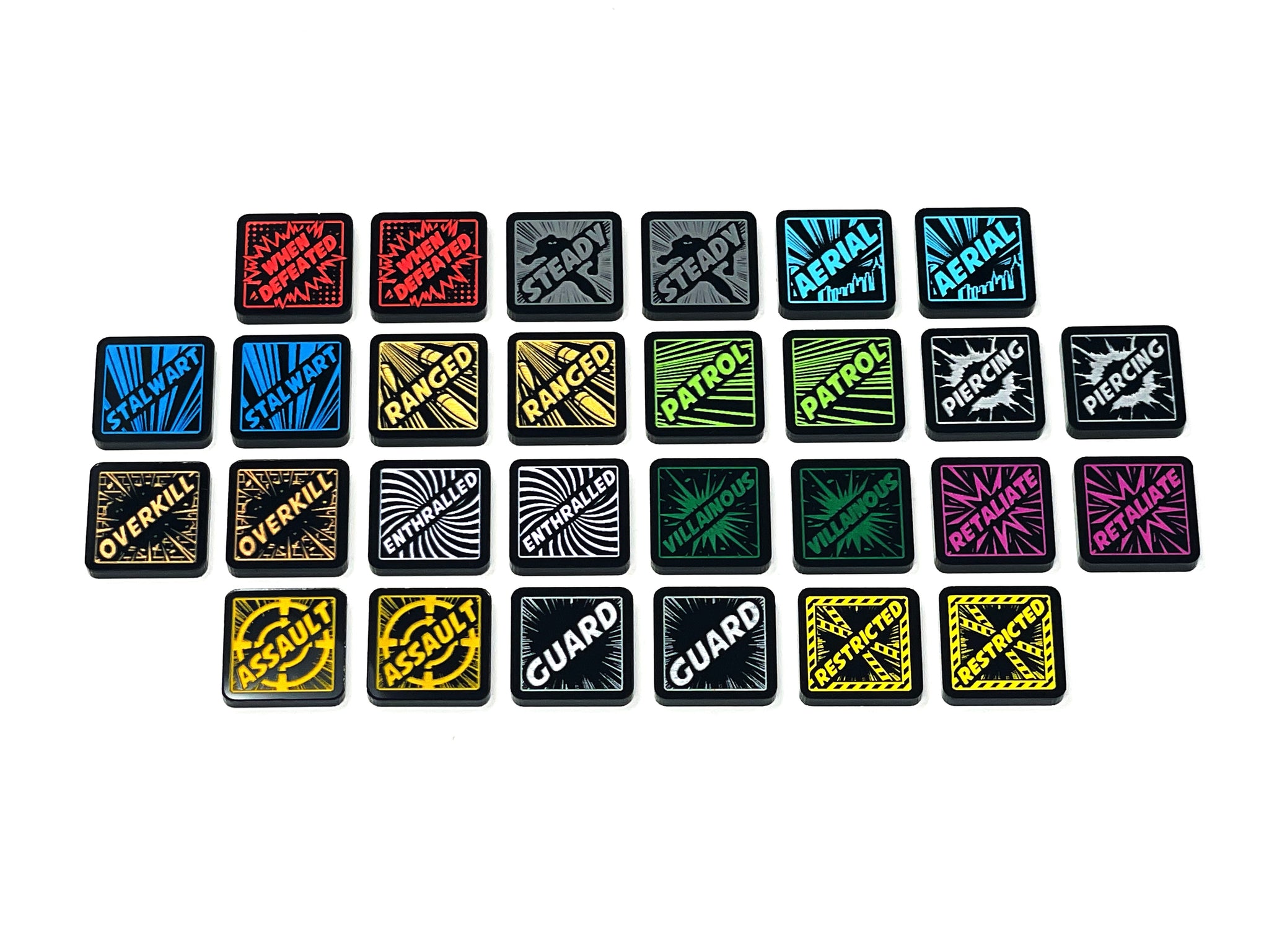 Condition Token Set (double sided) for Marvel Champions LCG