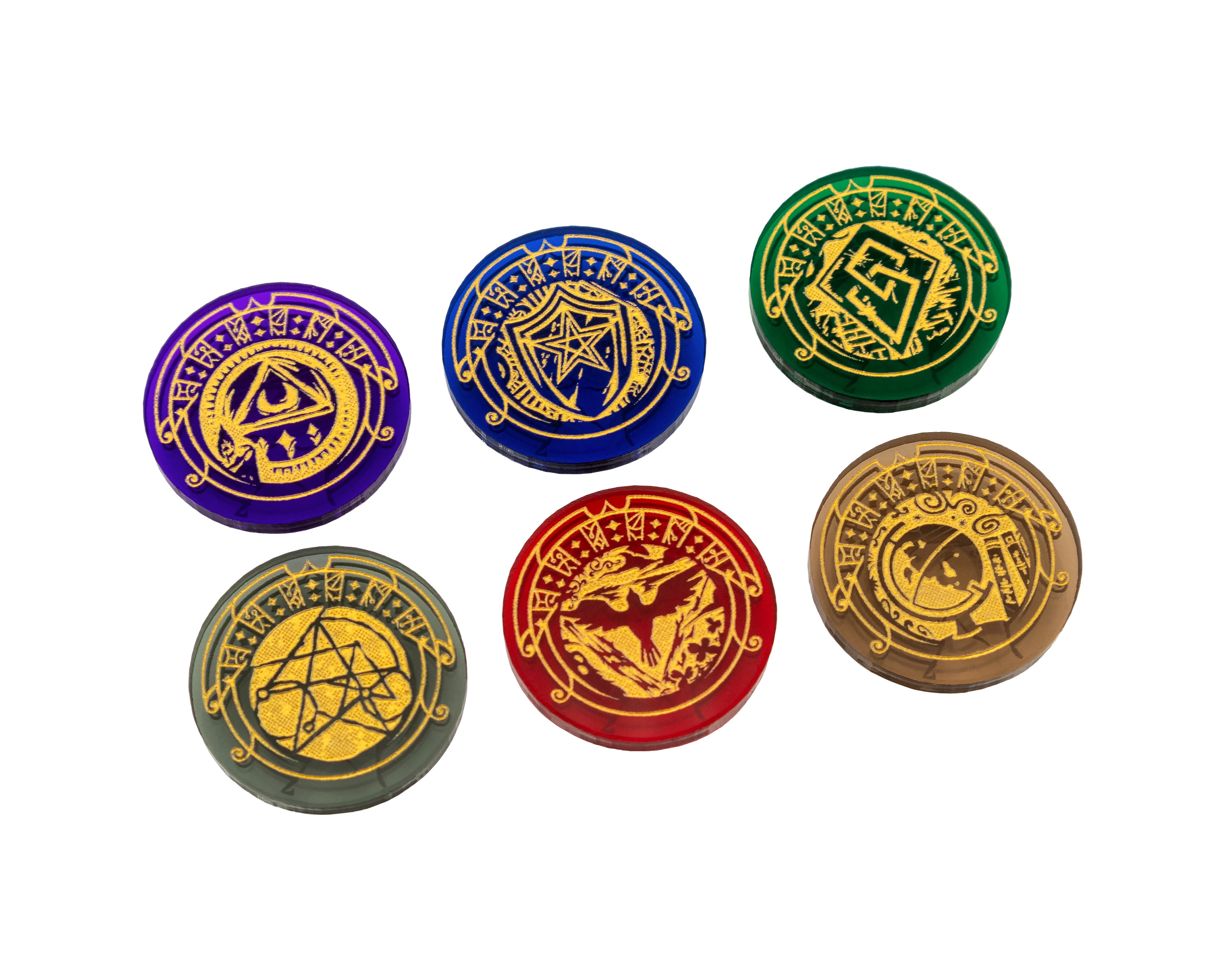 Investigator Marker Token Set for Arkham Horror