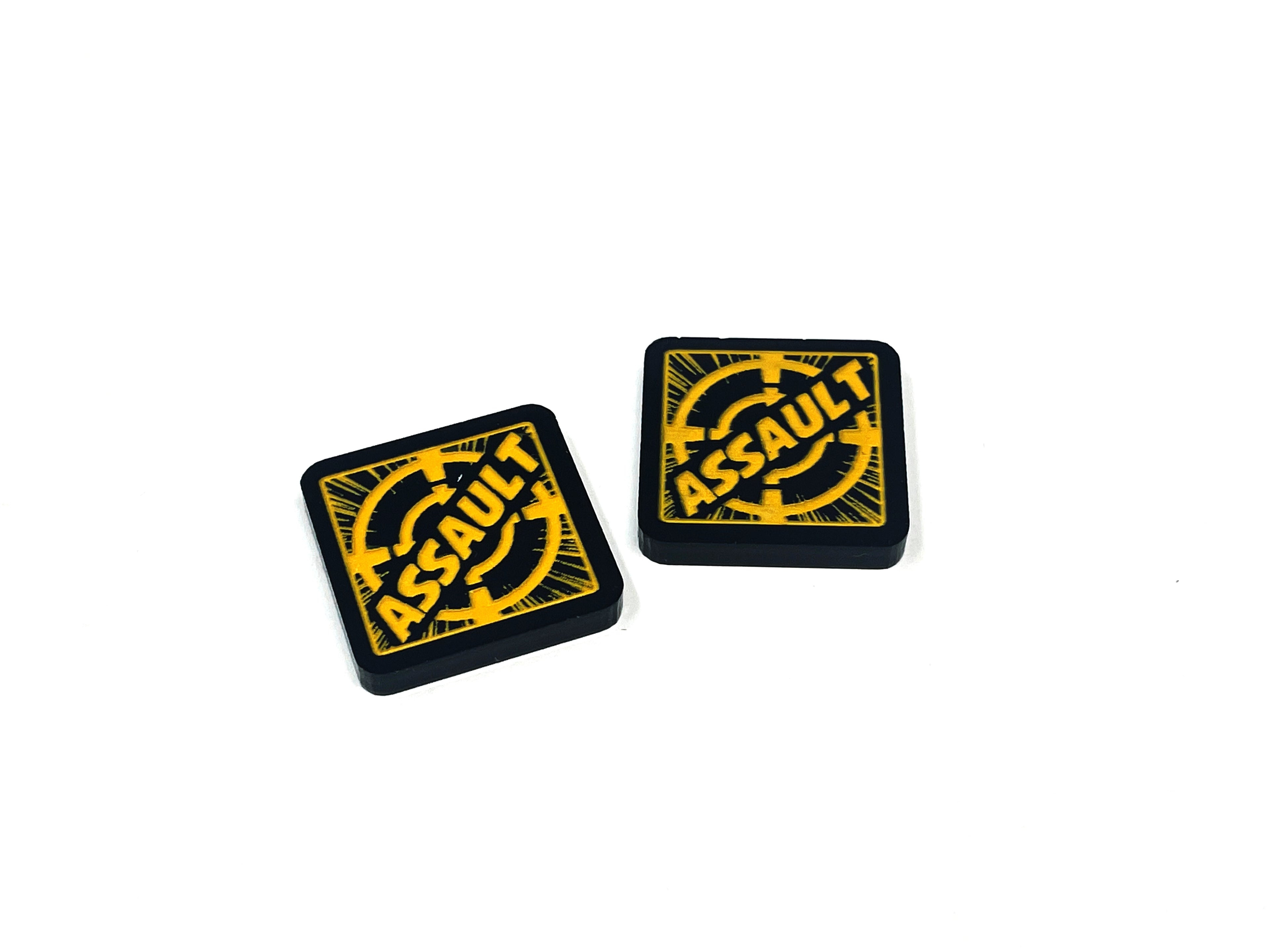 2 x Assault Tokens (double sided) for Marvel Champions LCG