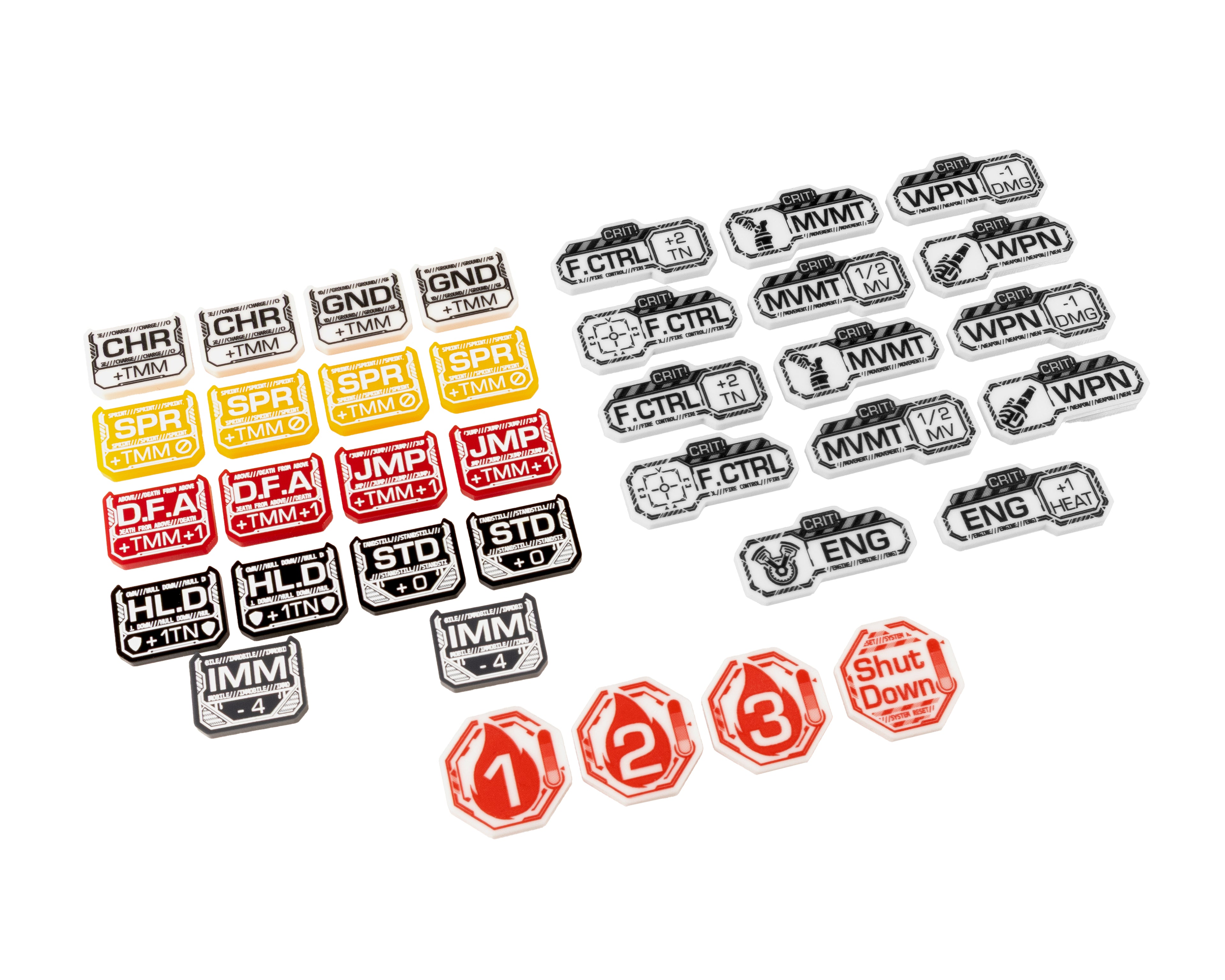 Lance Token Set for BattleTech: Alpha Strike
