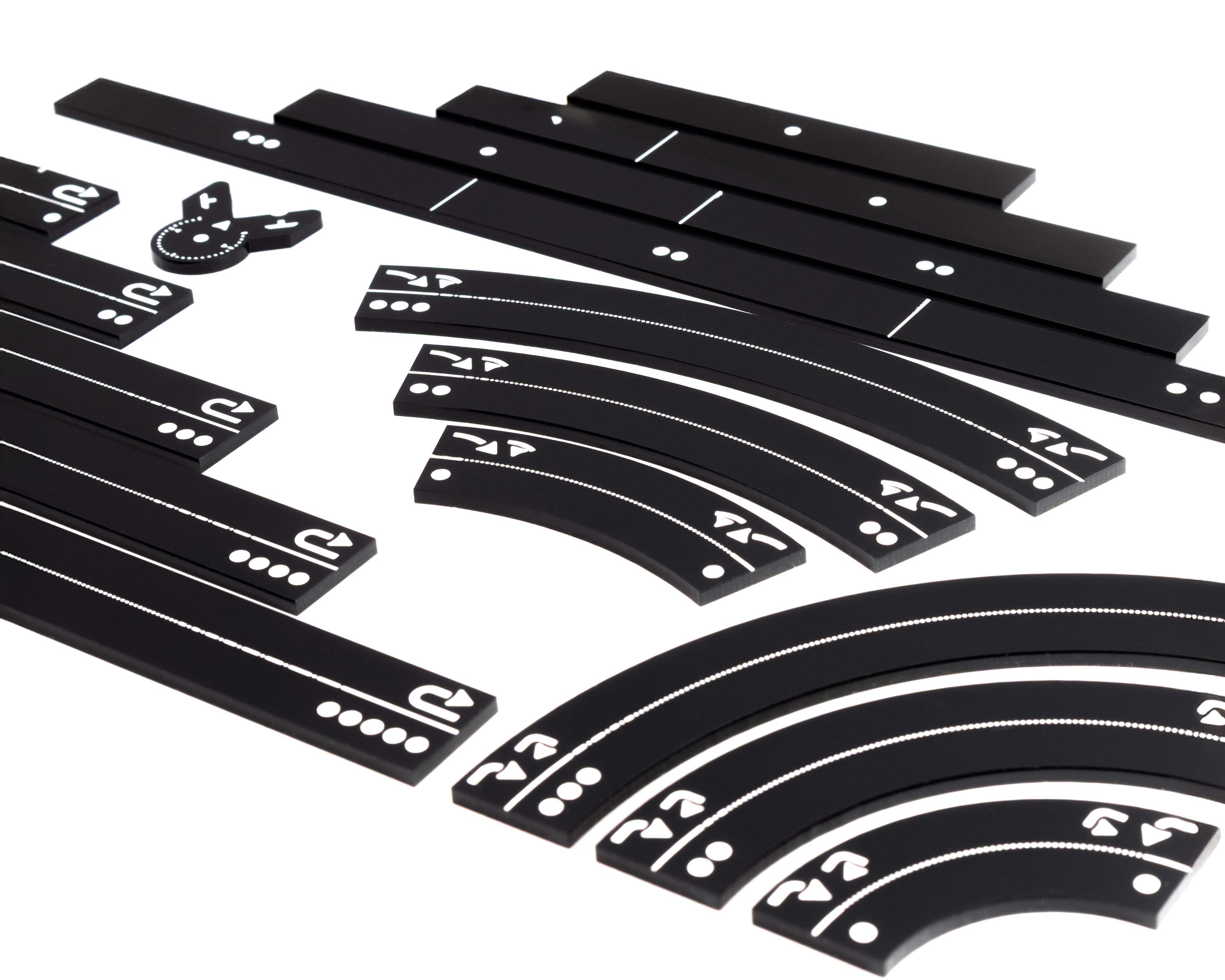 Manoeuvre Template Set - Star Wars X-wing Compatible