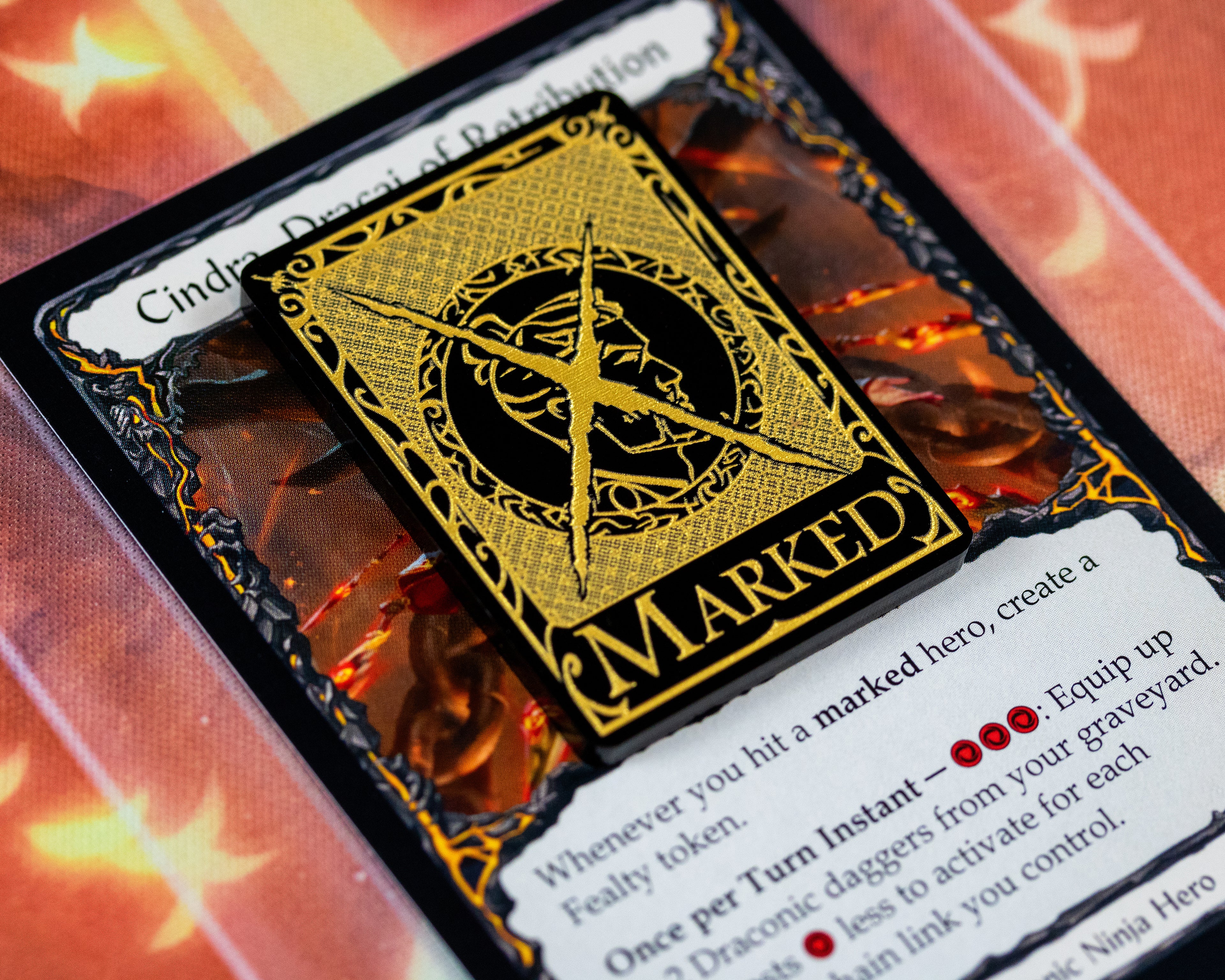 Marked Token for Flesh and Blood TCG