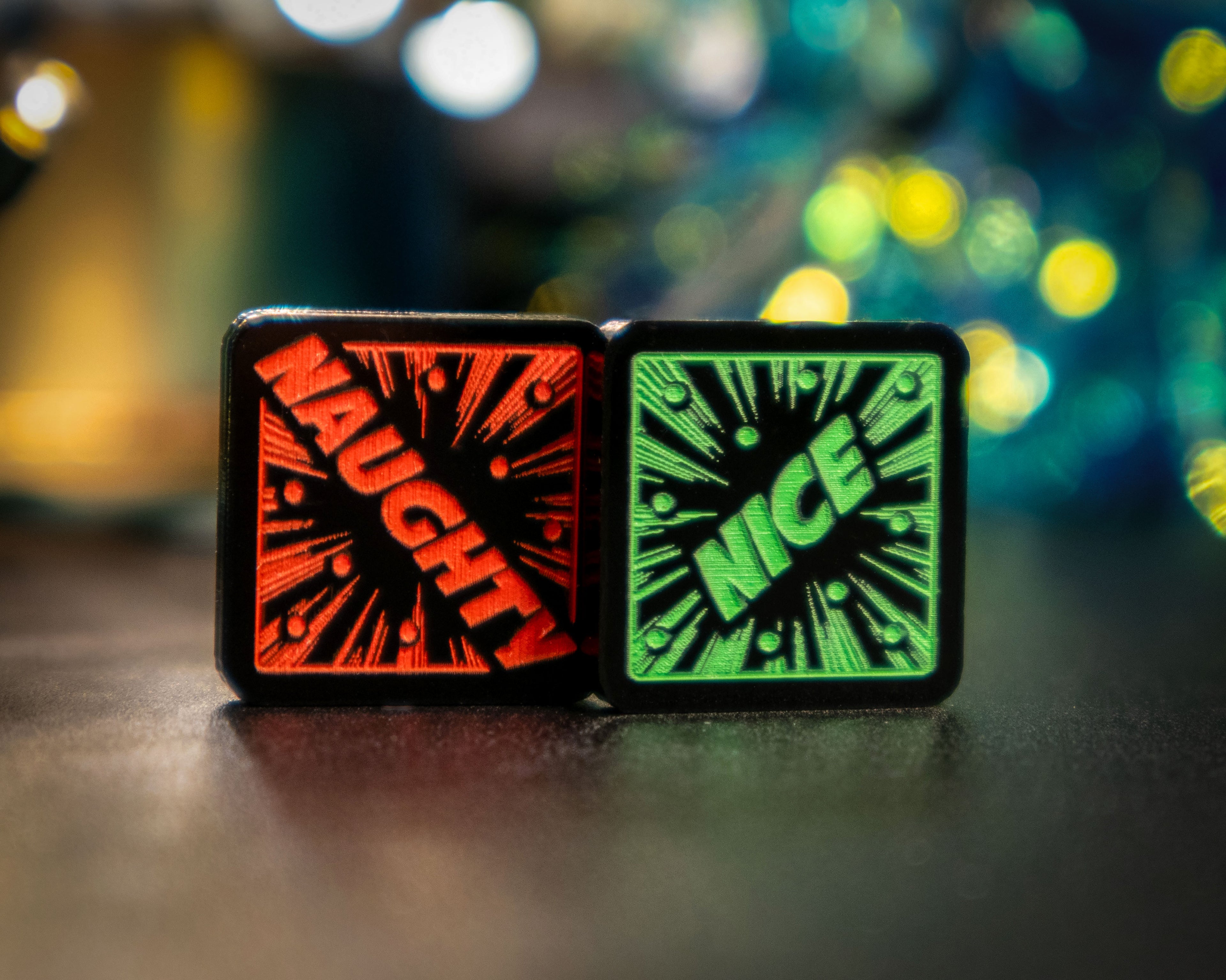 Christmas Exclusive Ready/Exhausted Tokens for Marvel Champions LCG - Limited Edition