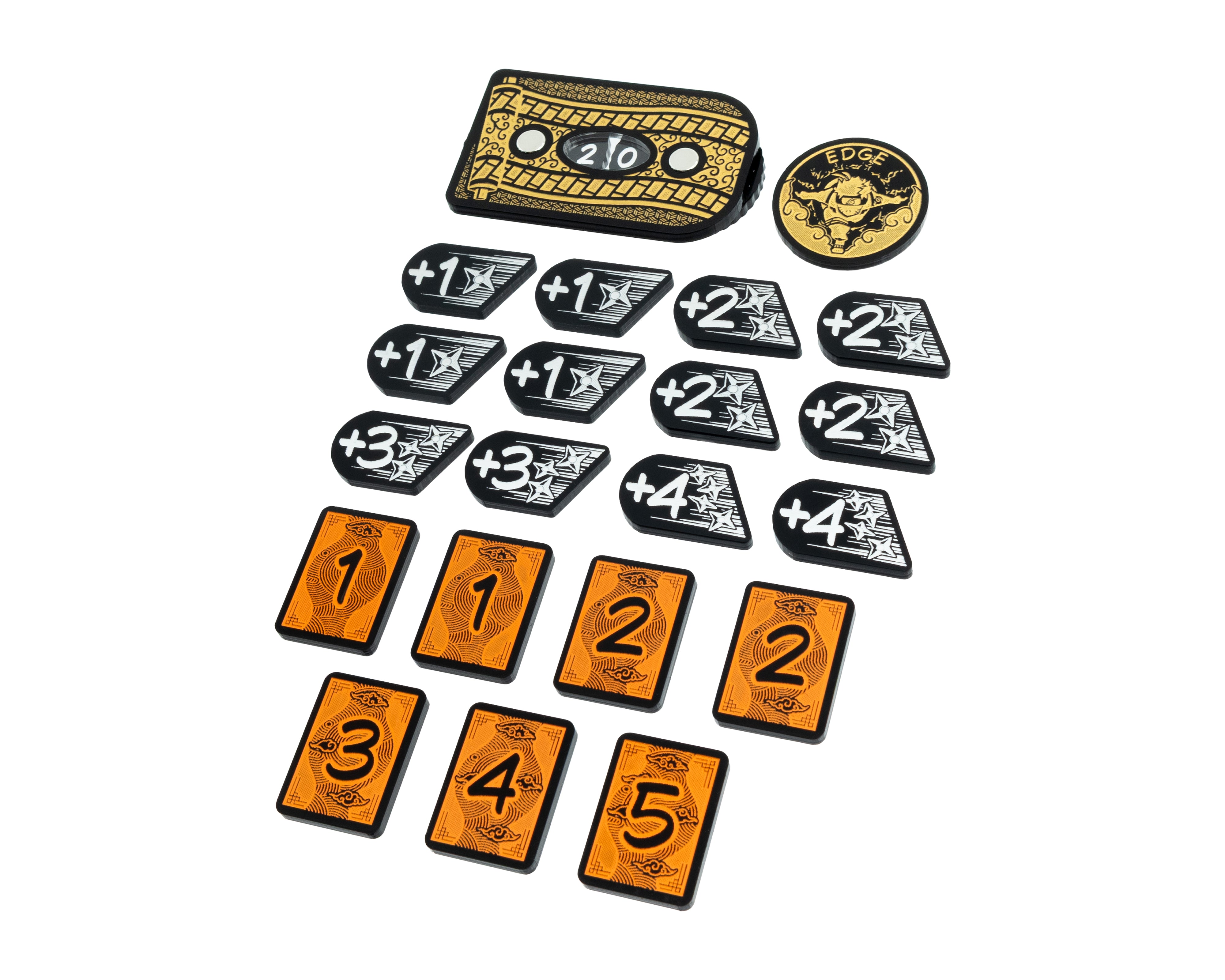 Shinobi Token Set & Mission Dial - Naruto Mythos TCG